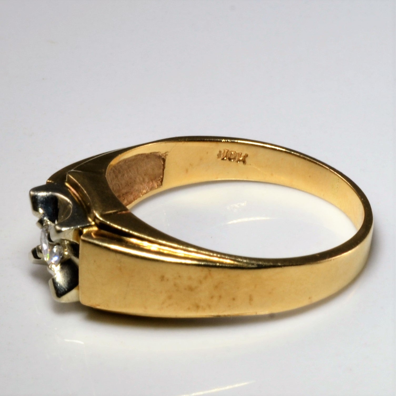 Illusion Set Solitaire Diamond Ring | 0.19ct | SZ 10.25 |