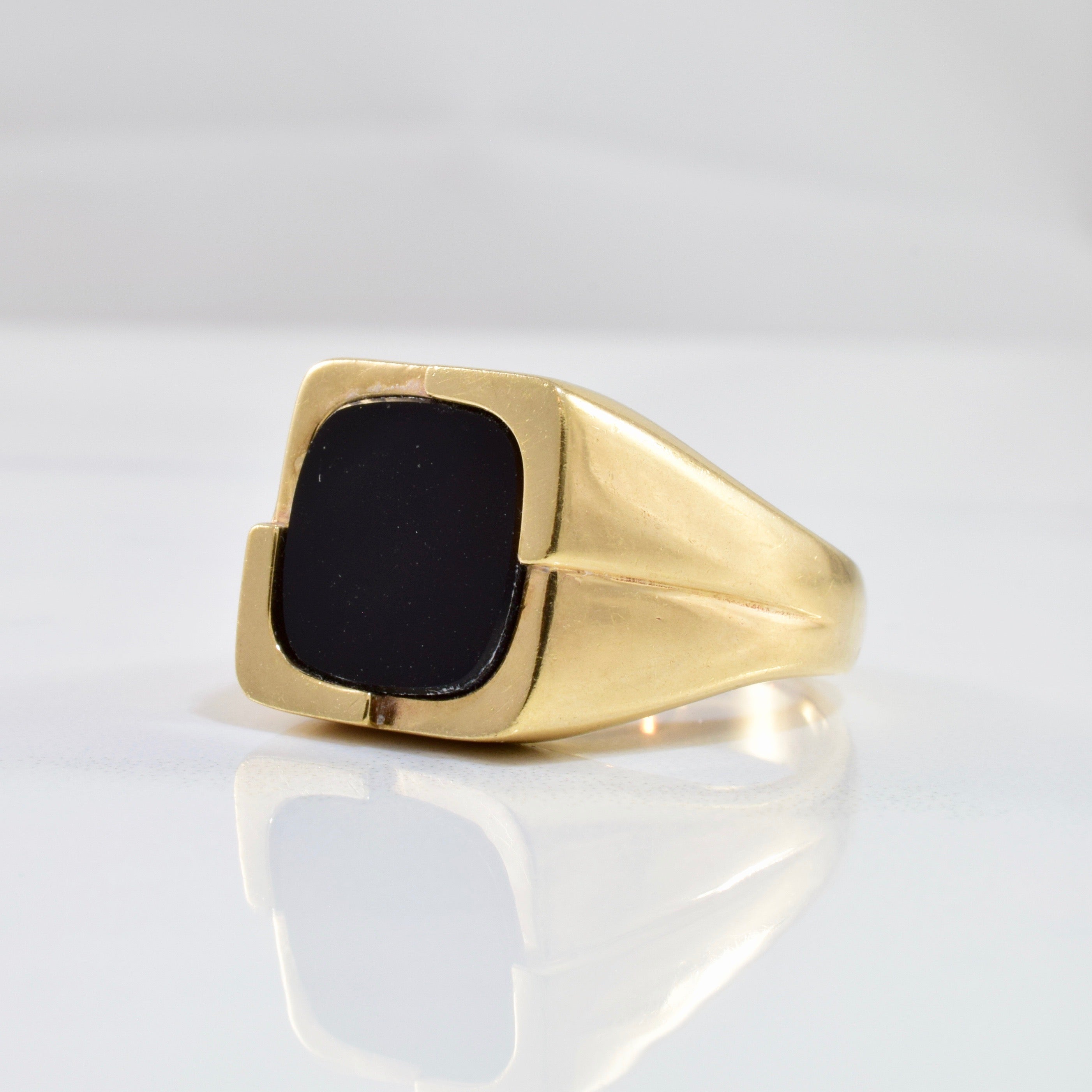 Bague en onyx noir | Taille 10,75 |