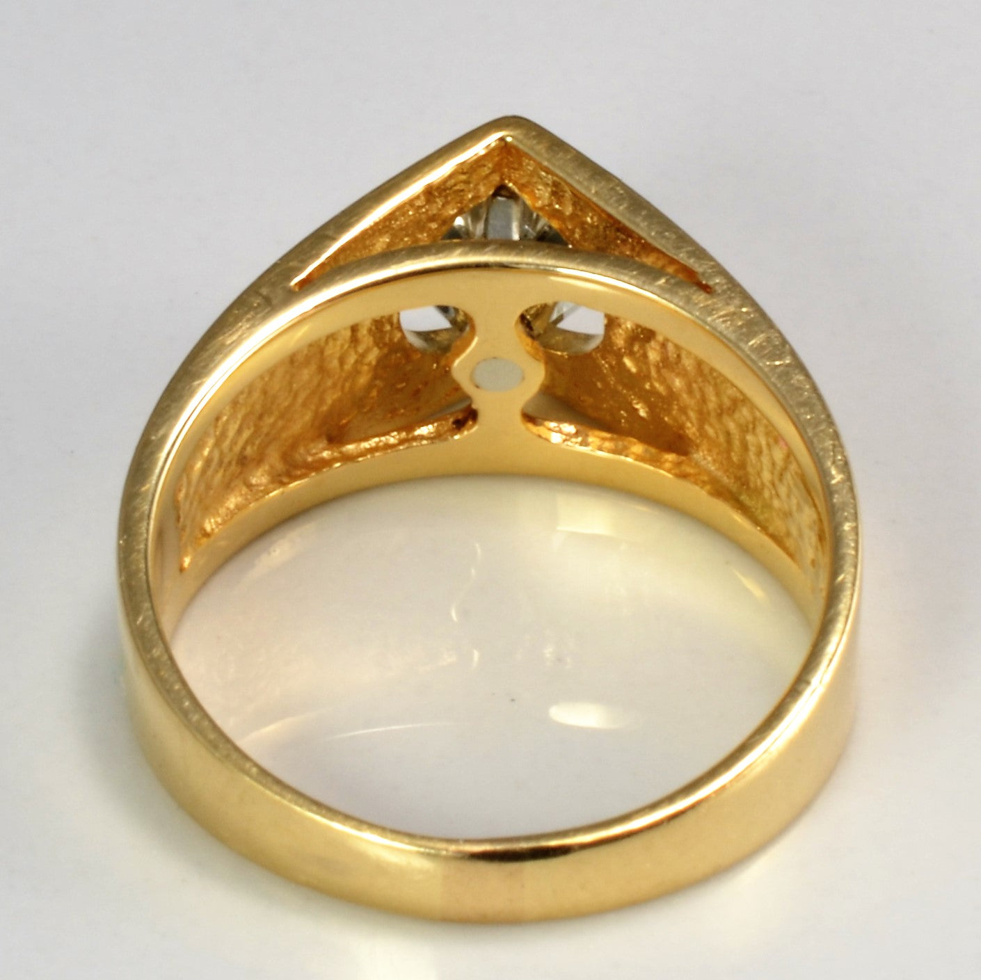 Bague en diamant à six griffes | 0,45 ct, taille 6,75 |