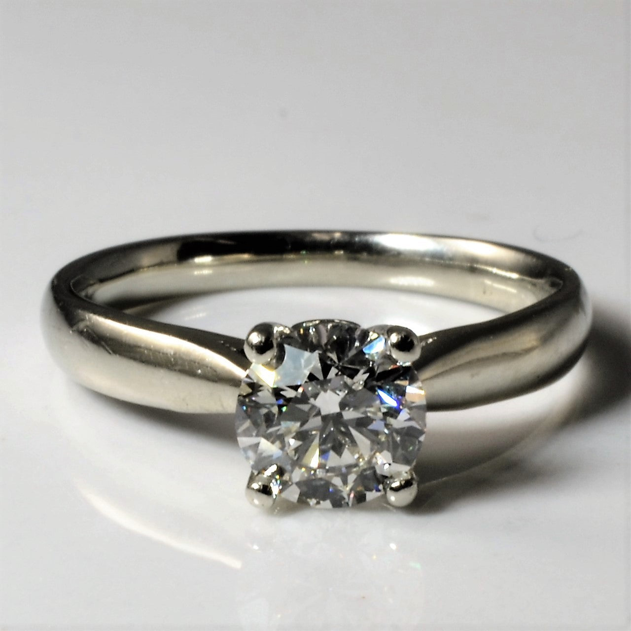 White Gold Hidden Detail Engagement Ring | 1.01ct | SZ 6 |