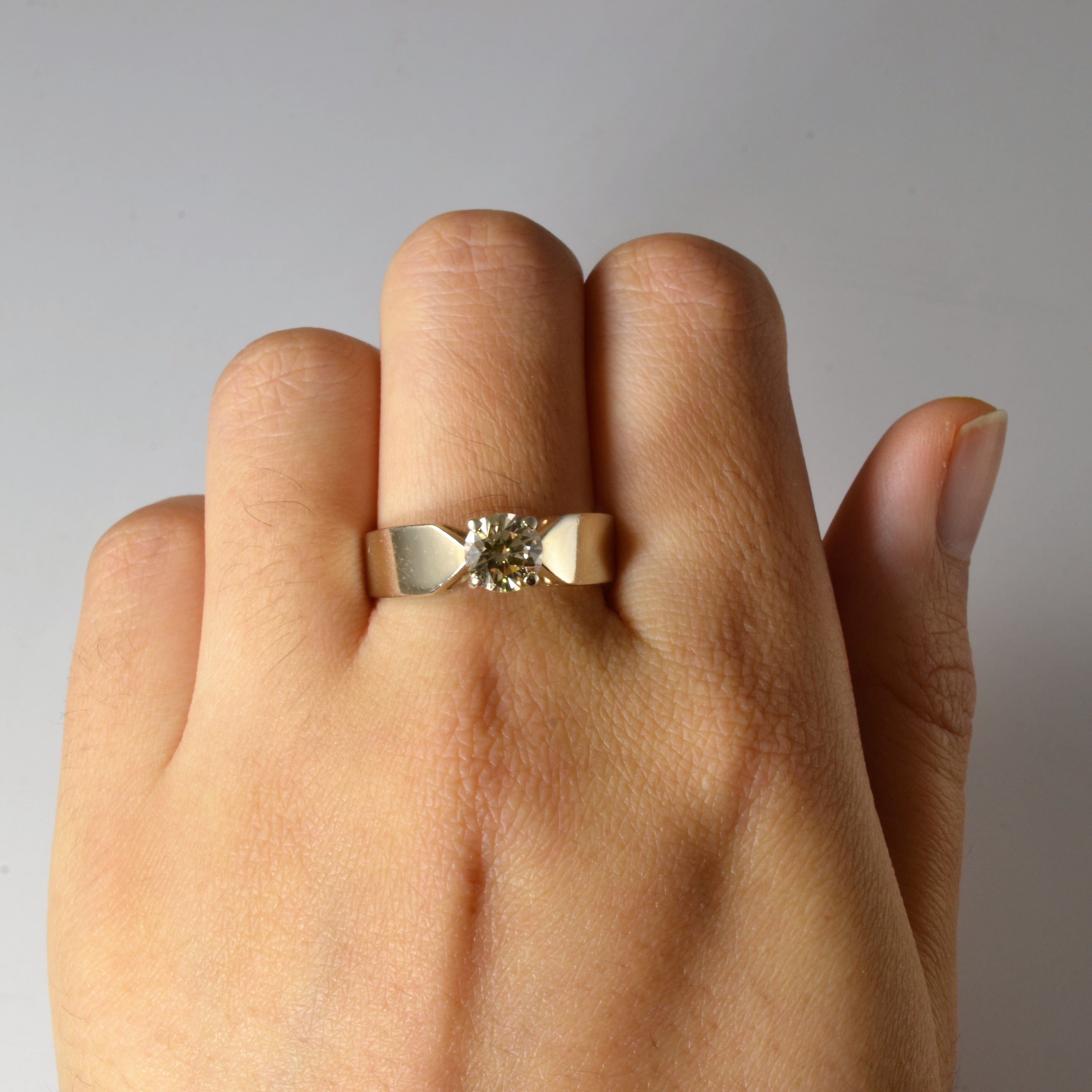 Solitaire Diamond Engagement Ring | 1.01ct | SZ 9.5 |
