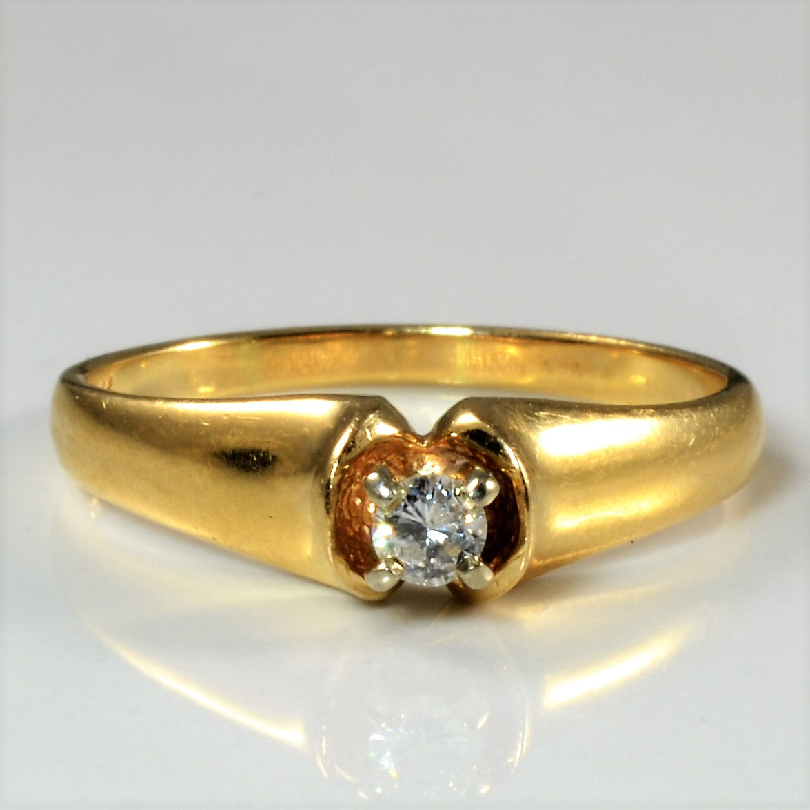 Solitaire Diamond Ring | 0.10ct | SZ 8.5 |