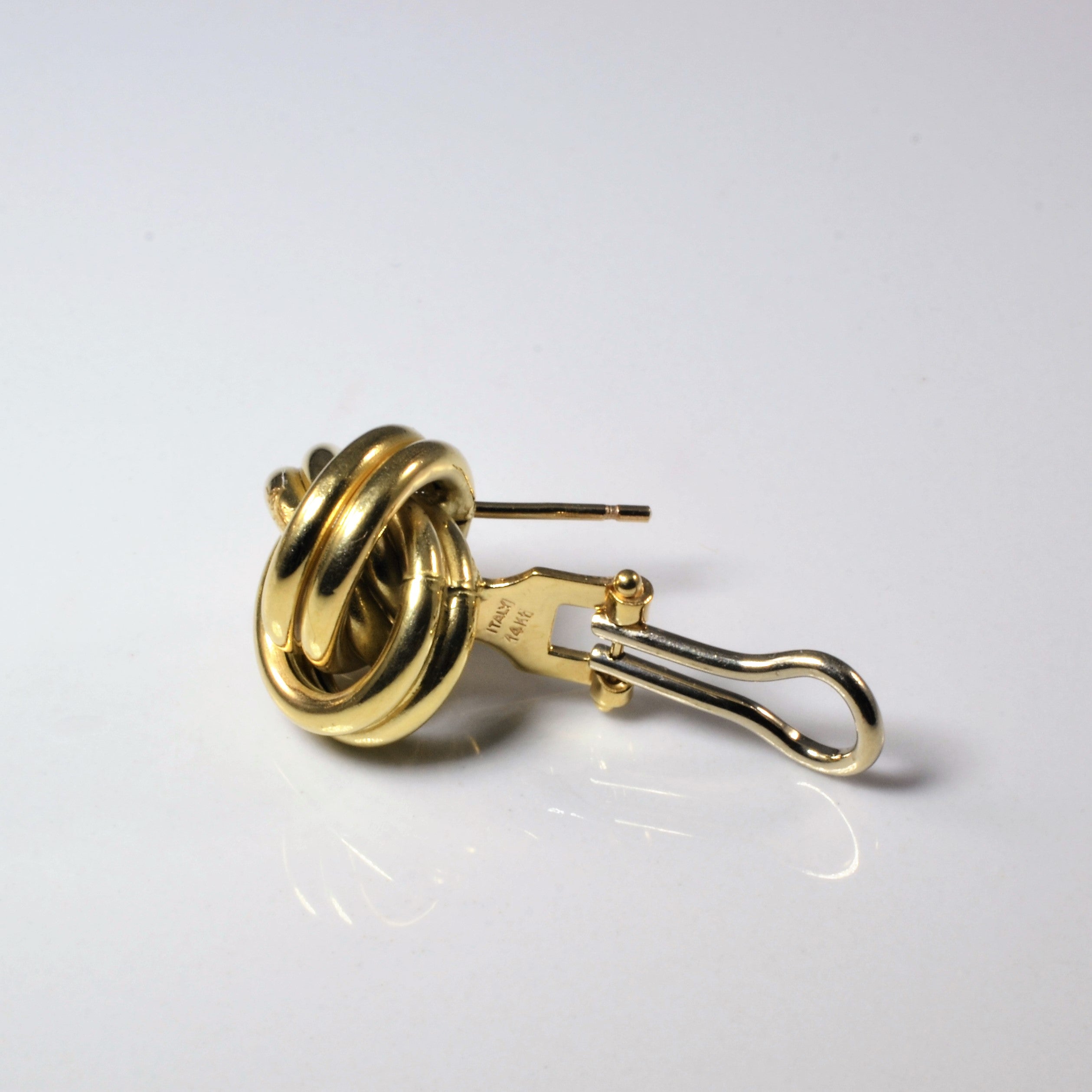 Large Love Knot Studs |