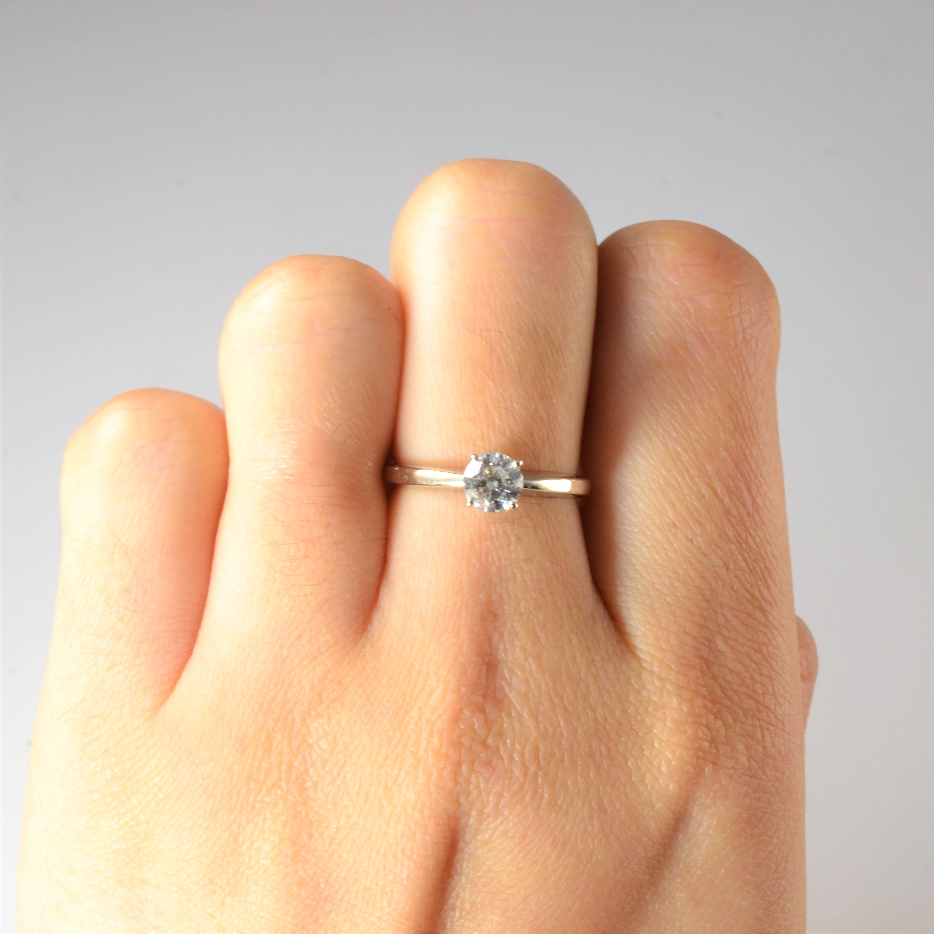 Solitaire Diamond Engagement Ring | 0.50ct | SZ 5 |