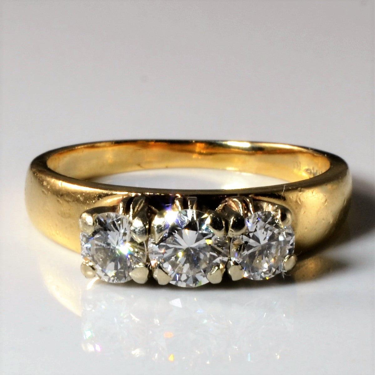 Three Stone Diamond Ring | 1.00ctw | SZ 7.75 |