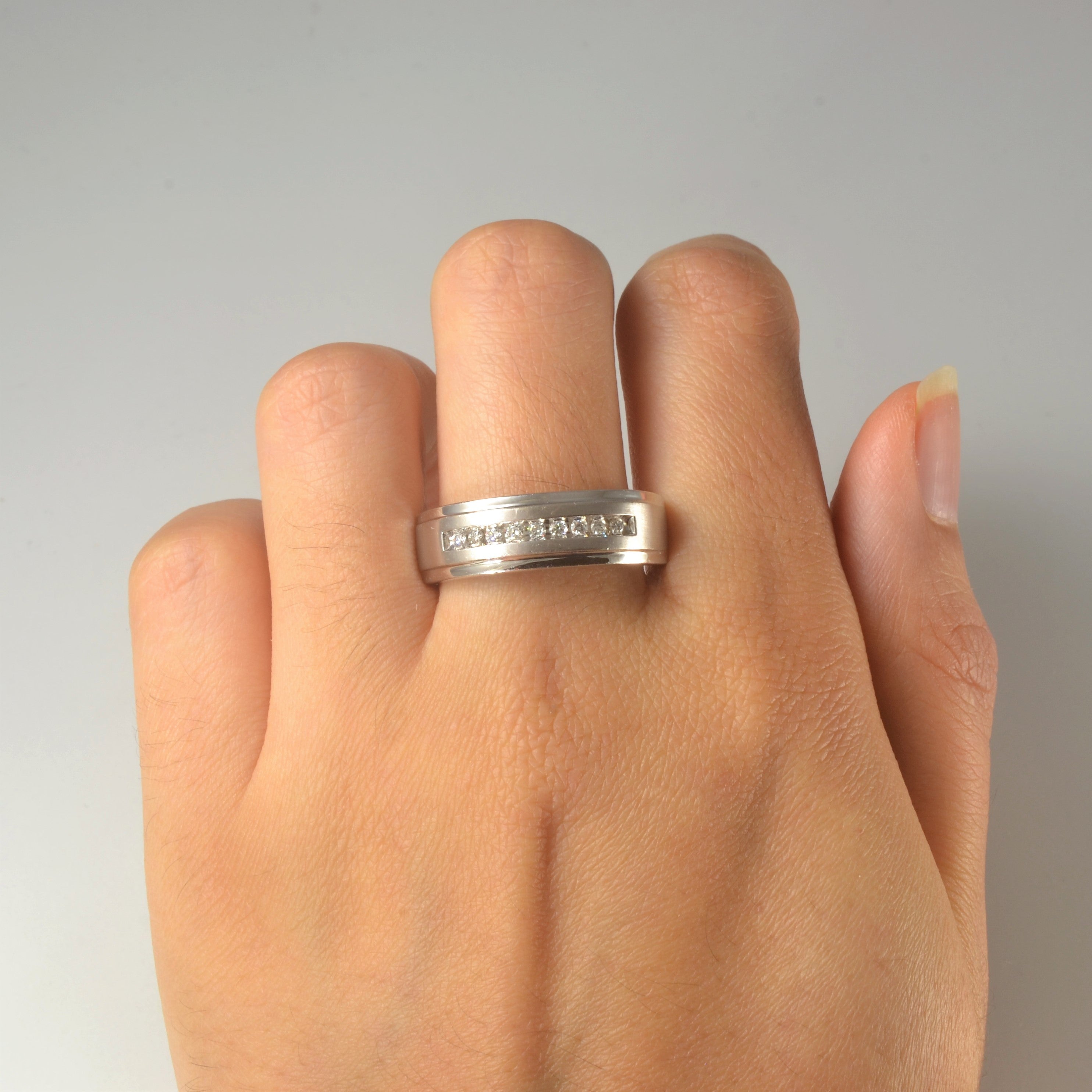 Channel Set Diamond Band | 0.15ctw | SZ 10.25 |