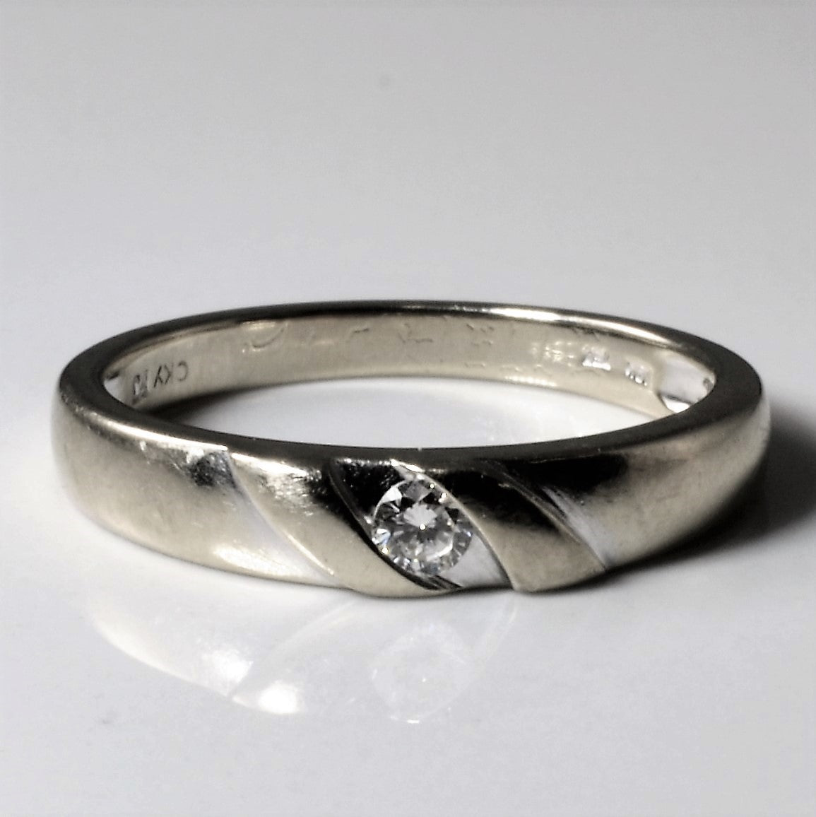 Tension Set Diamond Band | 0.08ct | SZ 7 |