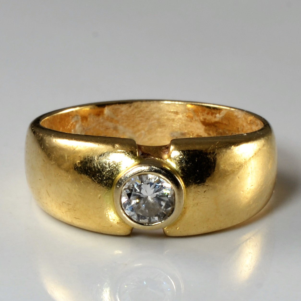 Bague sertie de diamants | 0,35 ct | Taille 8 |