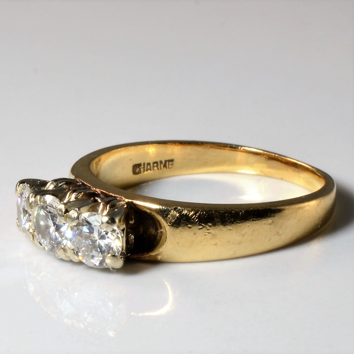 Three Stone Diamond Ring | 1.00ctw | SZ 7.75 |