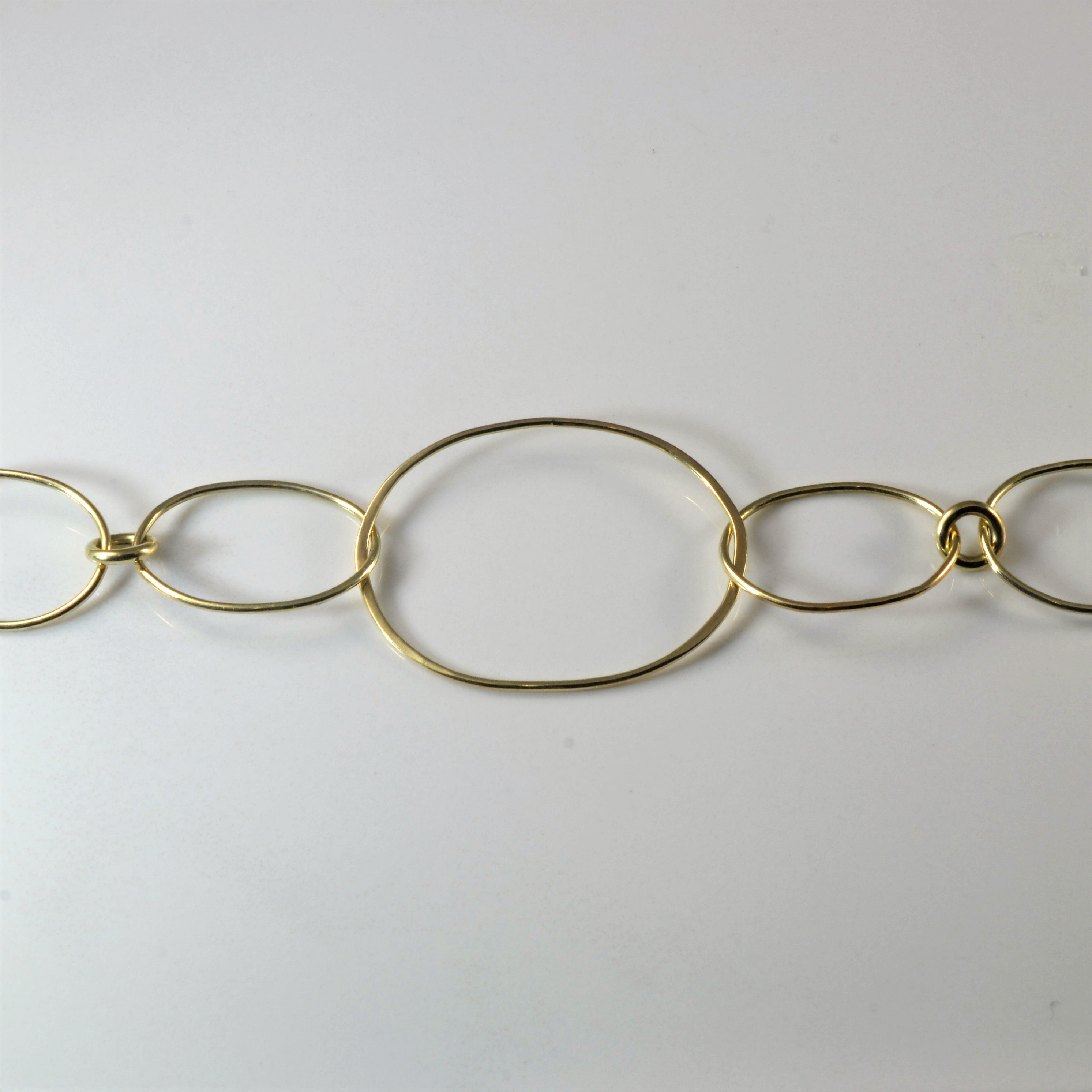 Open Wire Link Necklace | 34" |