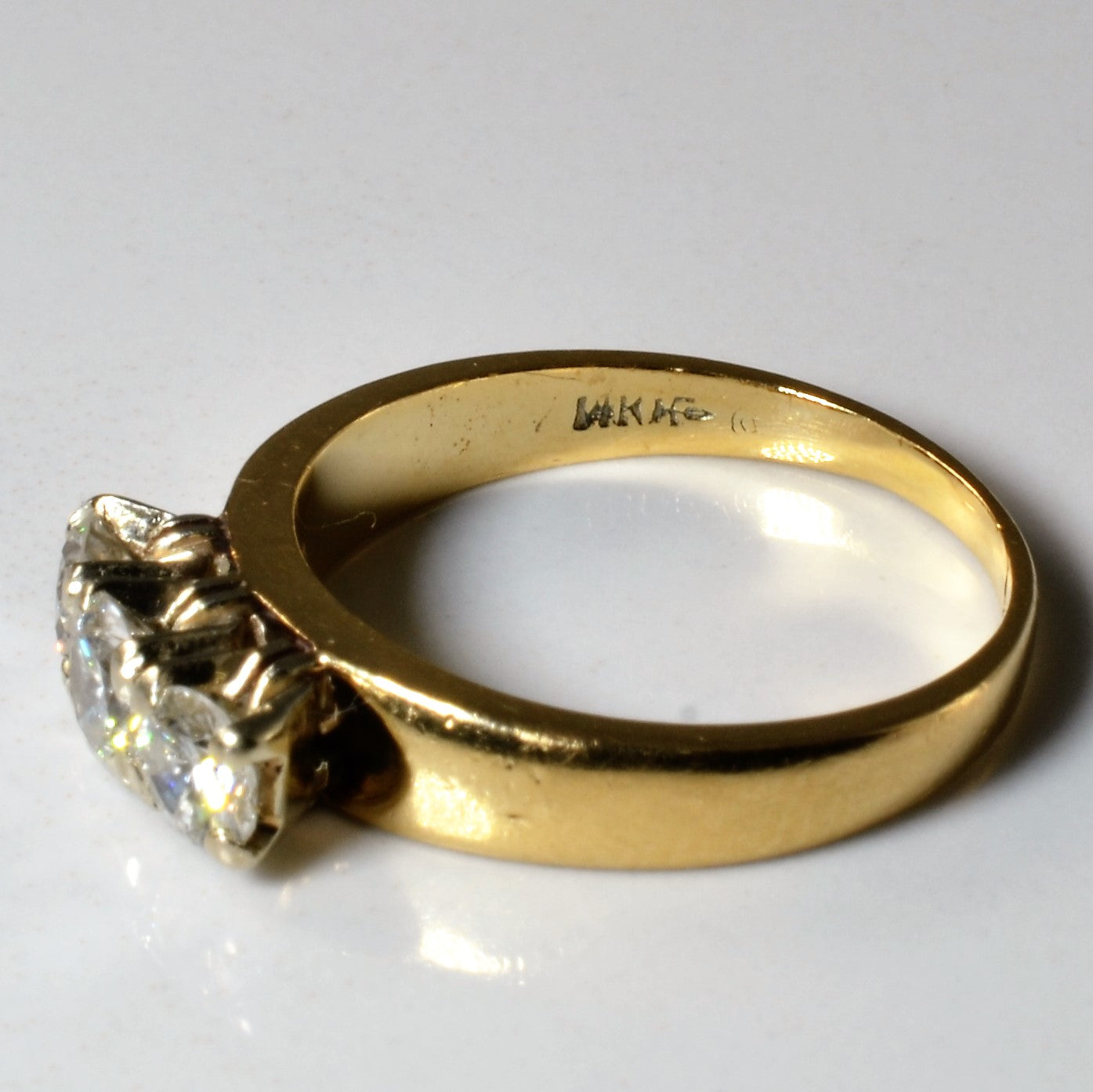 Three Stone Diamond Ring | 1.00ctw | SZ 7.75 |