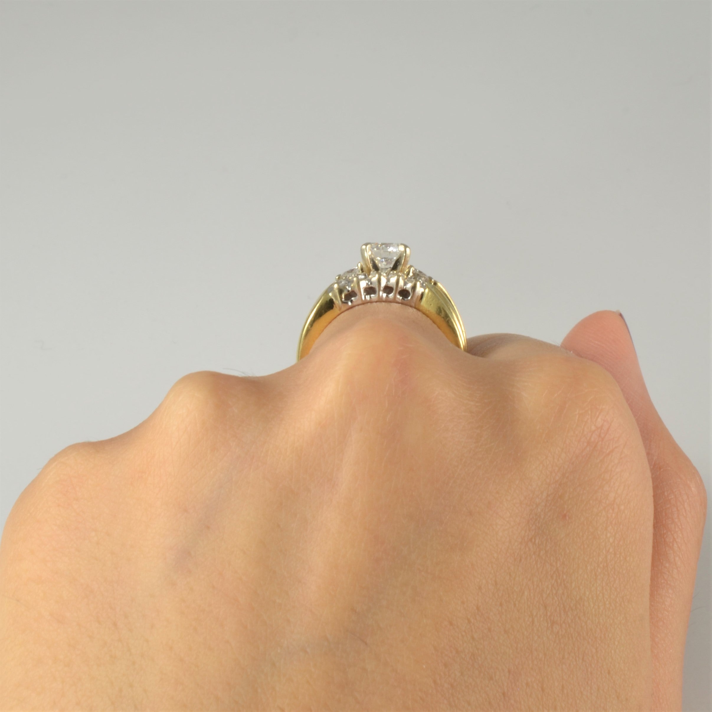 Diamond Three Ring Wedding Set | 1.04ctw | SZ 6.25 |