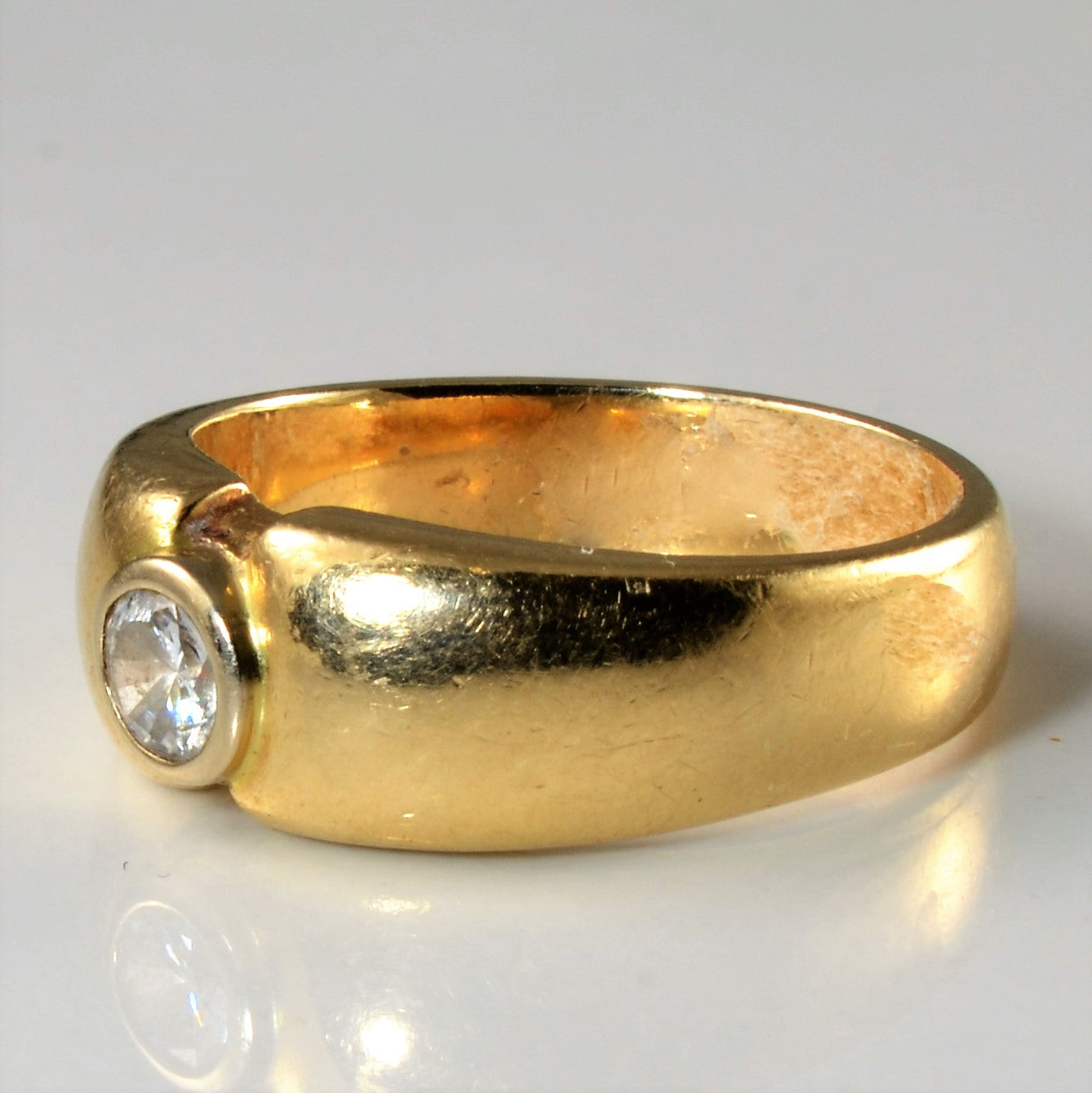 Bague sertie de diamants | 0,35 ct | Taille 8 |