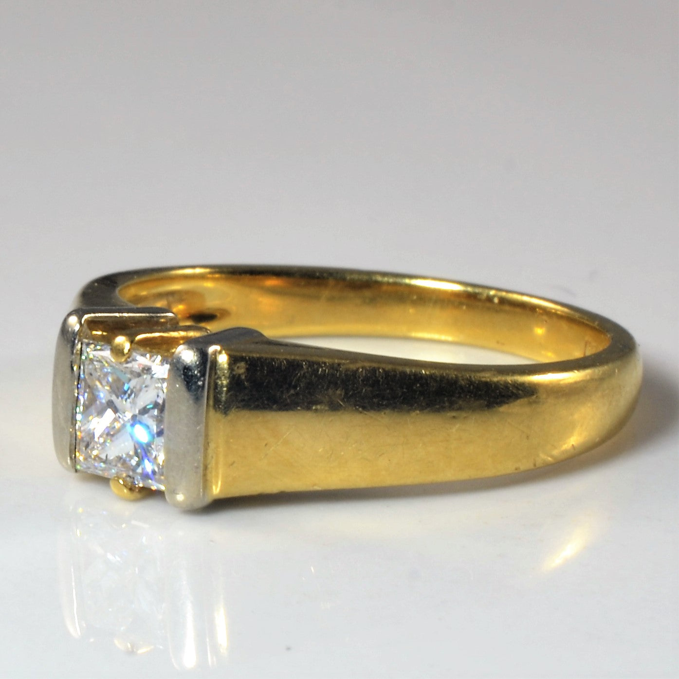 Flush Princess Diamond Engagement Ring | 0.50ct | SZ 6.75 |