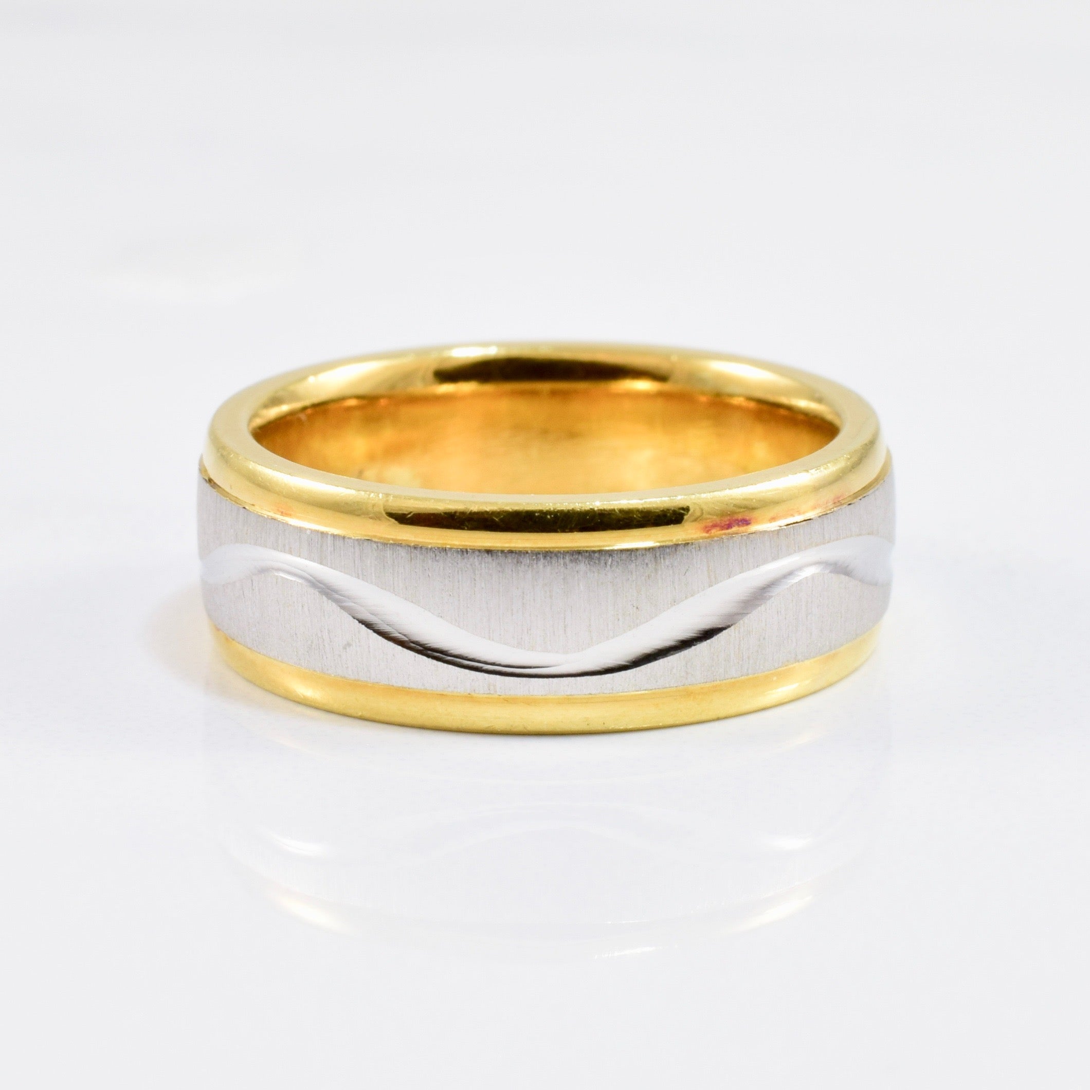 Alliance bicolore dorée | Taille 5,5 |