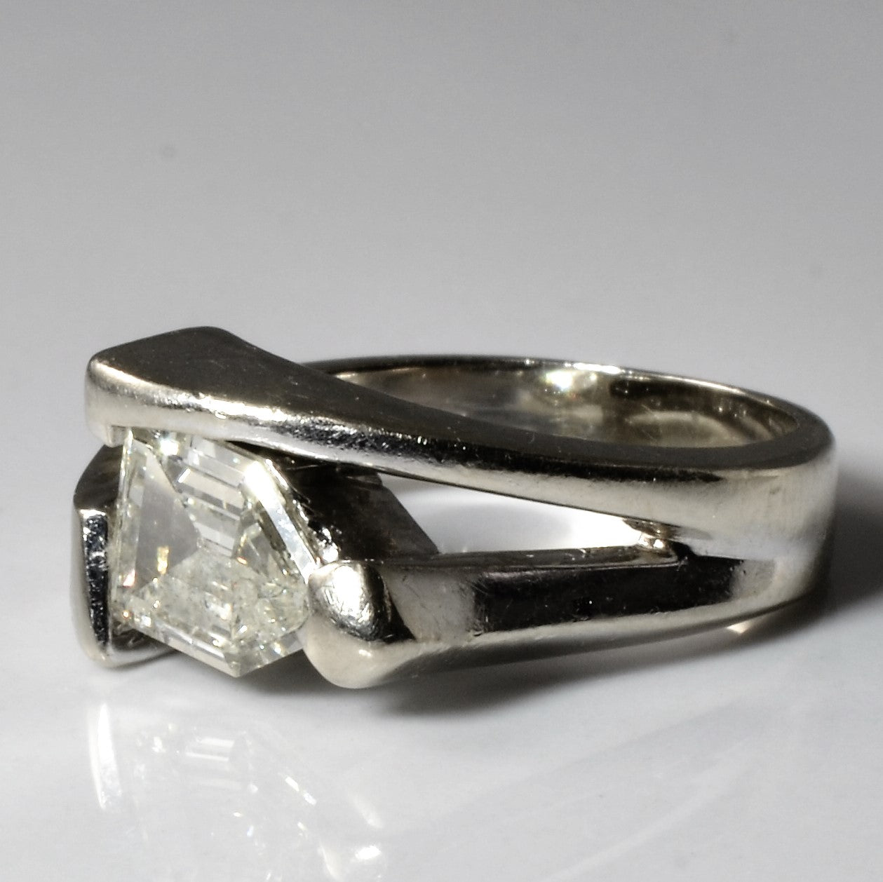 Bague en diamant taille balle | 1,27 ct | Taille 7 |