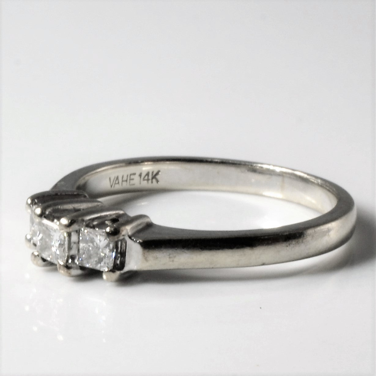 Three Stone Princess Diamond Ring | 0.40ctw | SZ 6 |