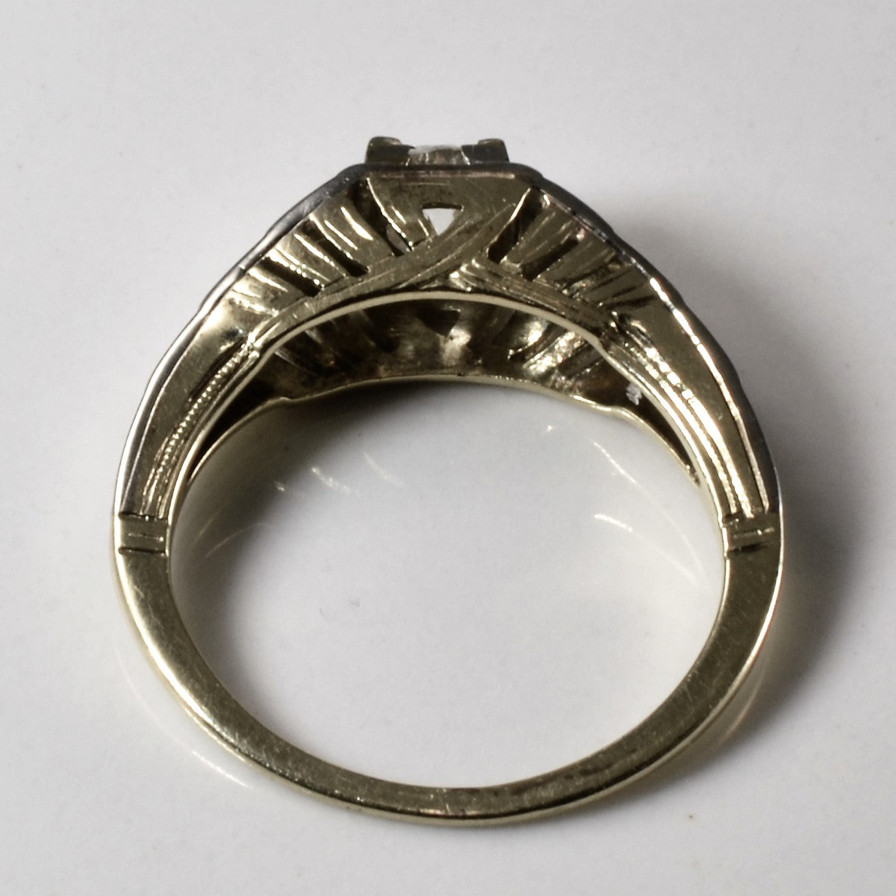 Art Deco Era Old Mine Diamond Ring | 0.30ct | SZ 5.5 |