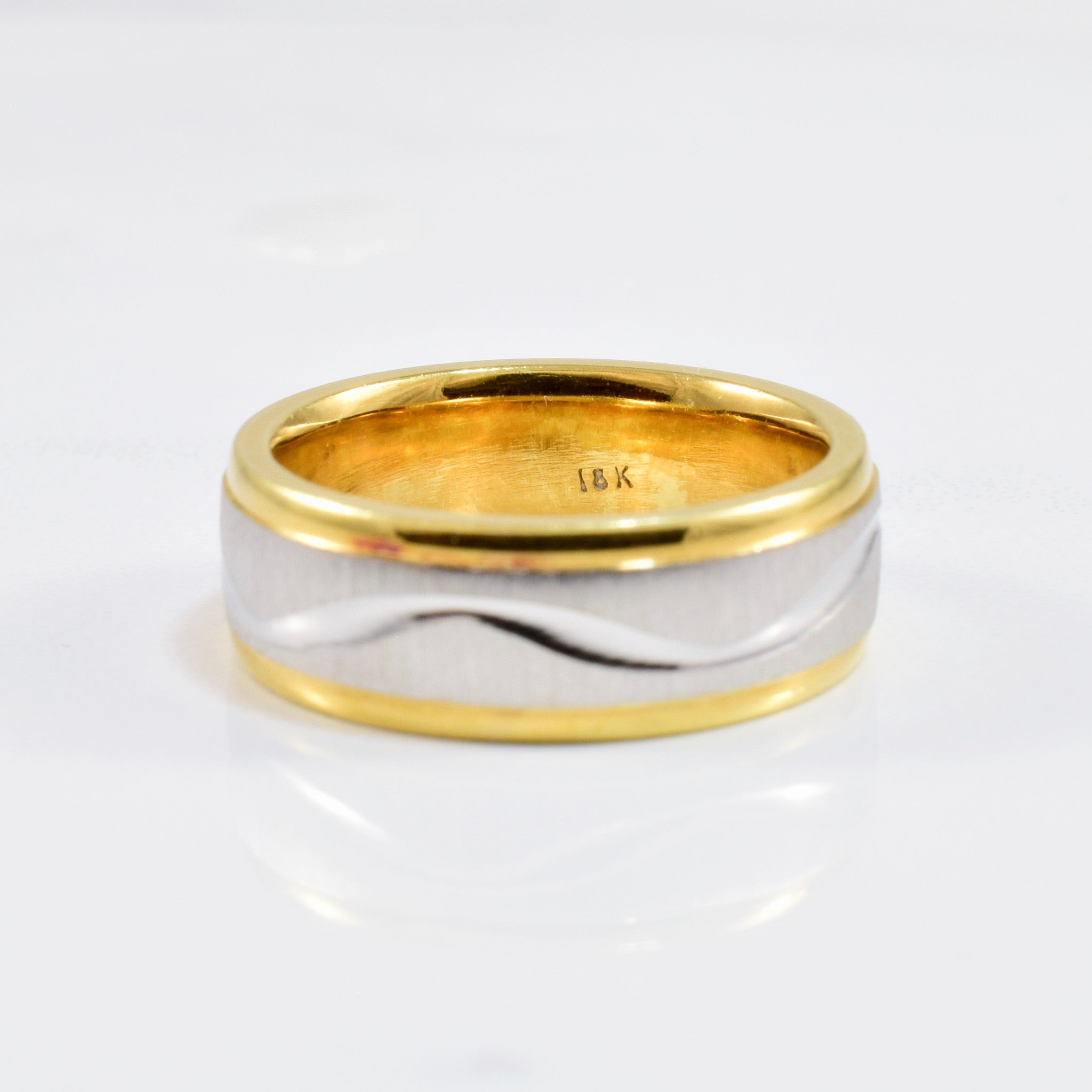 Alliance bicolore dorée | Taille 5,5 |