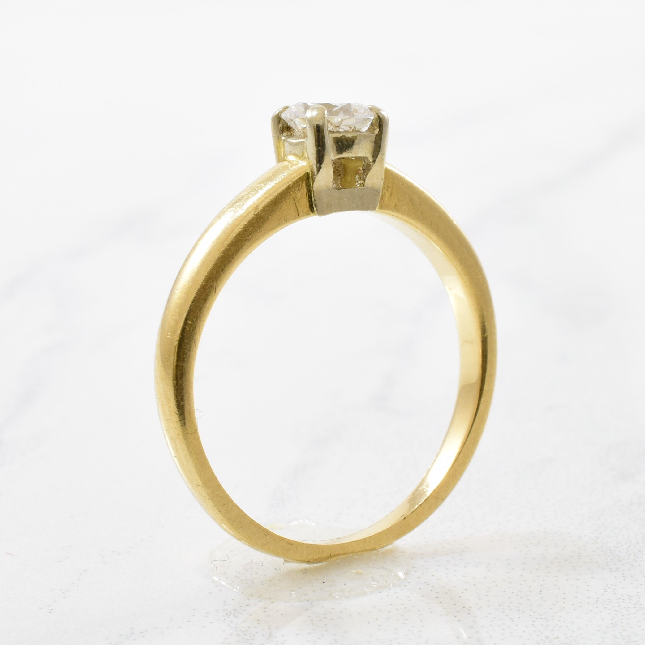 Diamond Solitaire Engagement Ring | 0.40ct | SZ 5.25 |