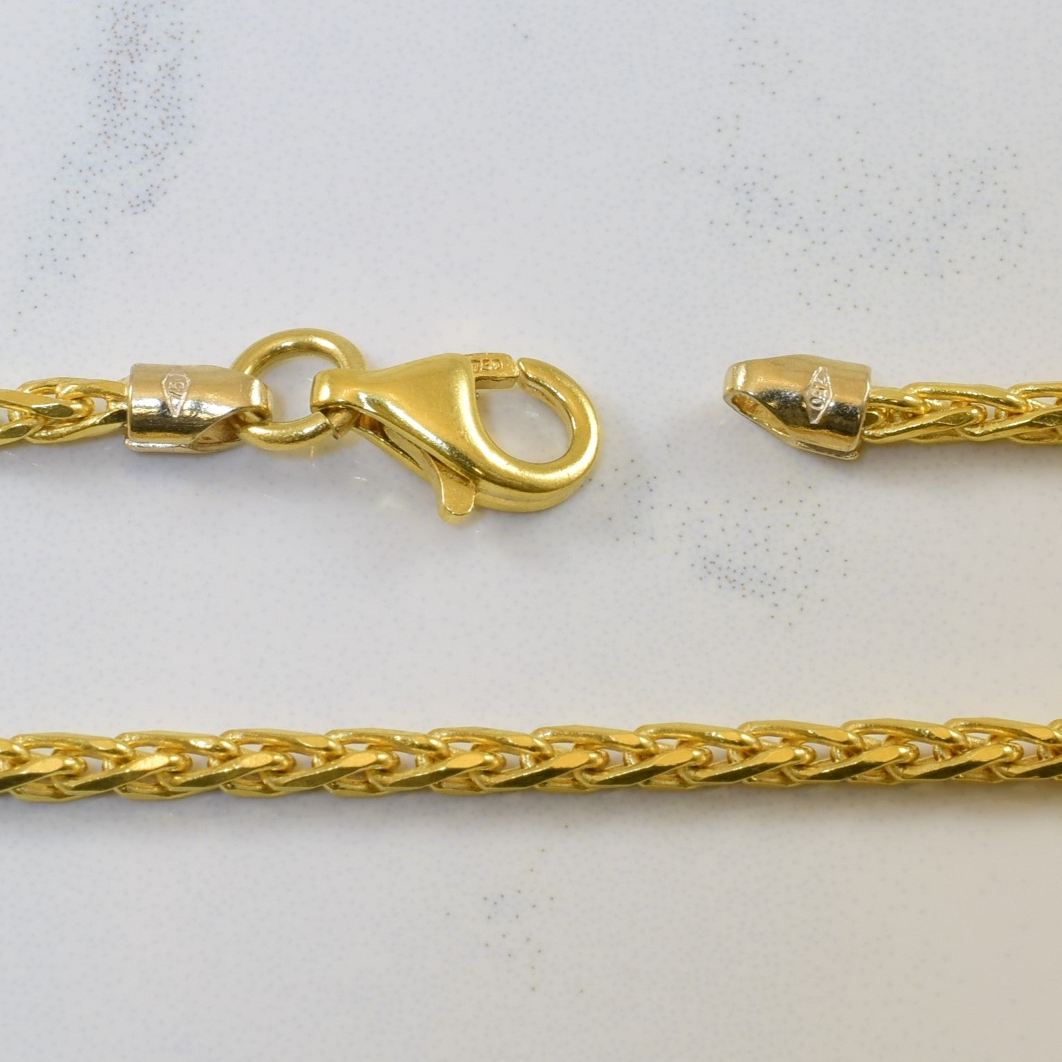 18k Yellow Gold Wheat Chain | 20" |