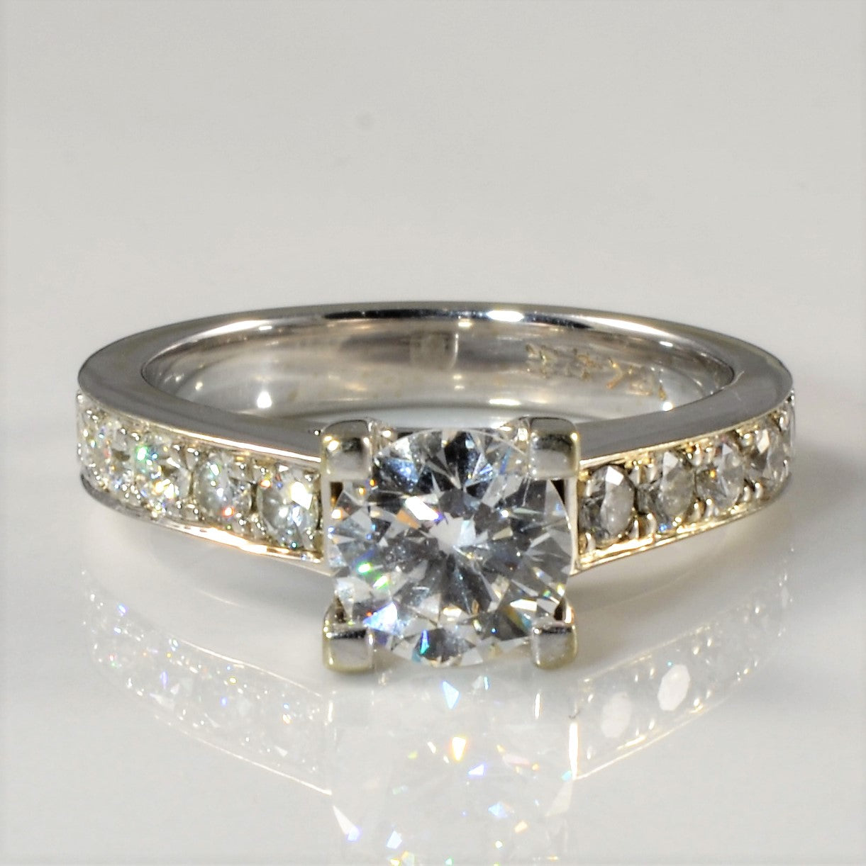 Bague de fiançailles en diamant canadien | 1,37 ct | Taille 4,5 |