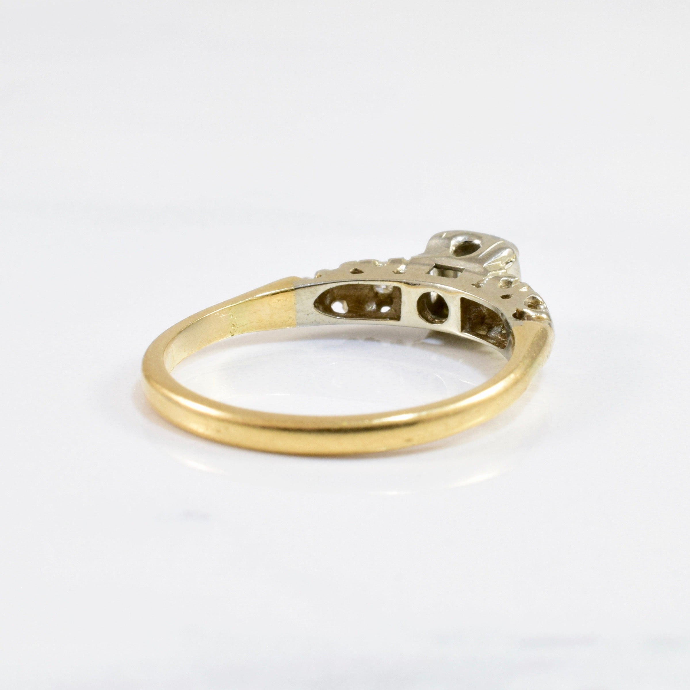 Engagement Ring Circa 1930's | 0.19 ctw SZ 7 |