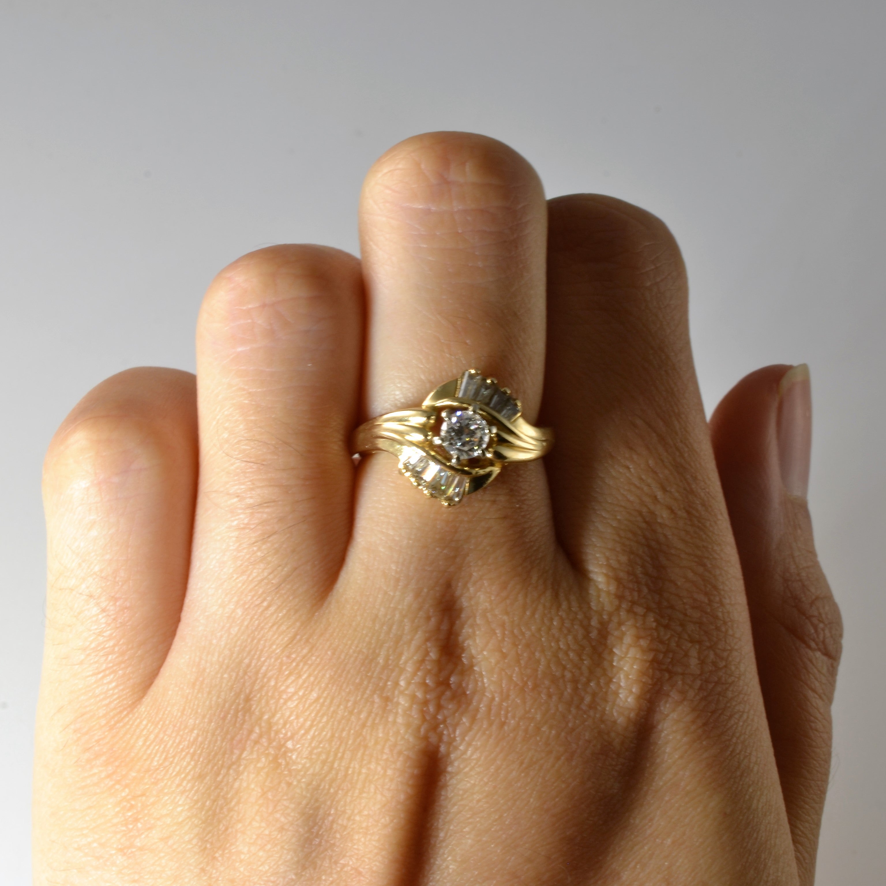 Bypass Diamond Ring | 0.62ctw | SZ 6 |