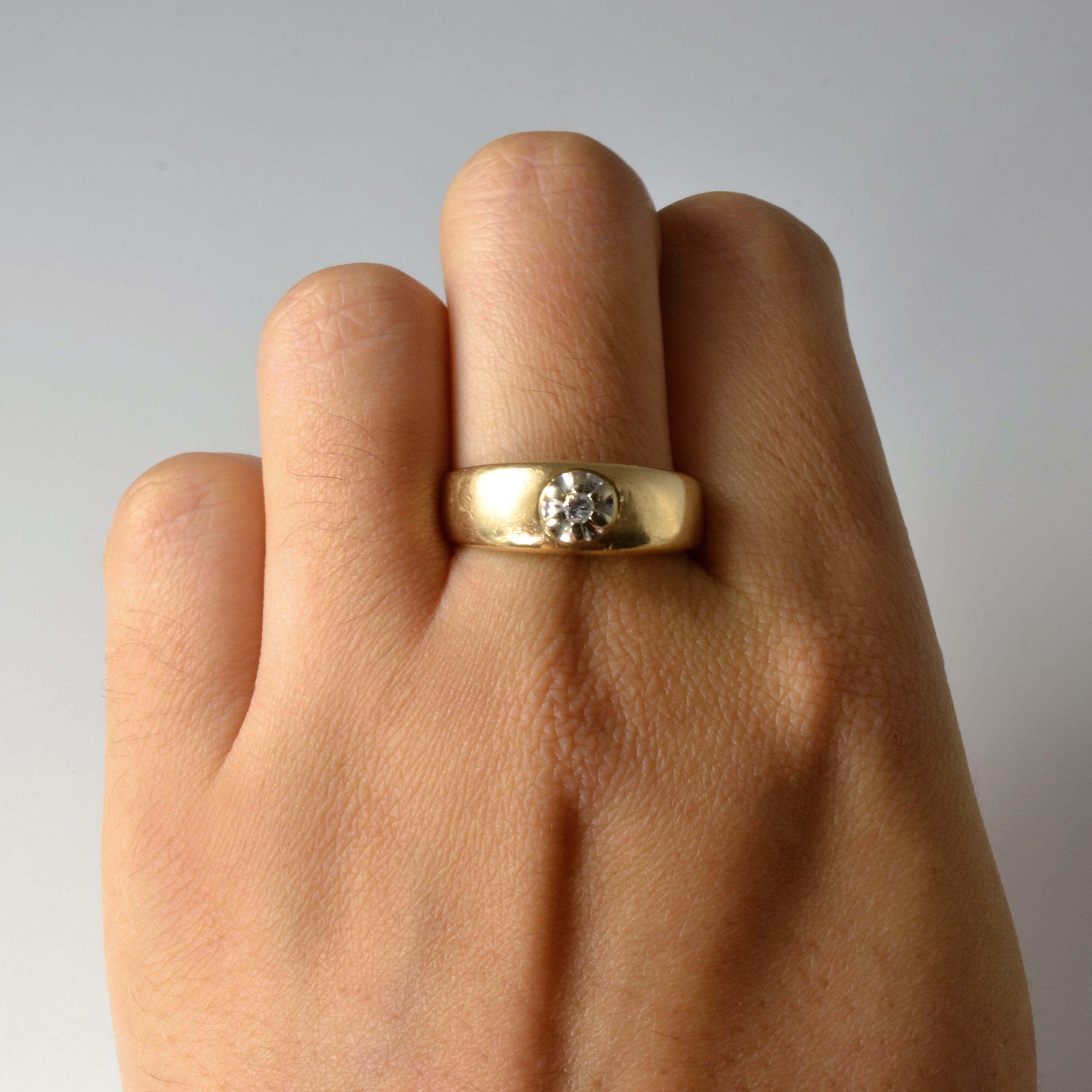 Illusion Claw Set Diamond Band | 0.06ct | SZ 9.25 |