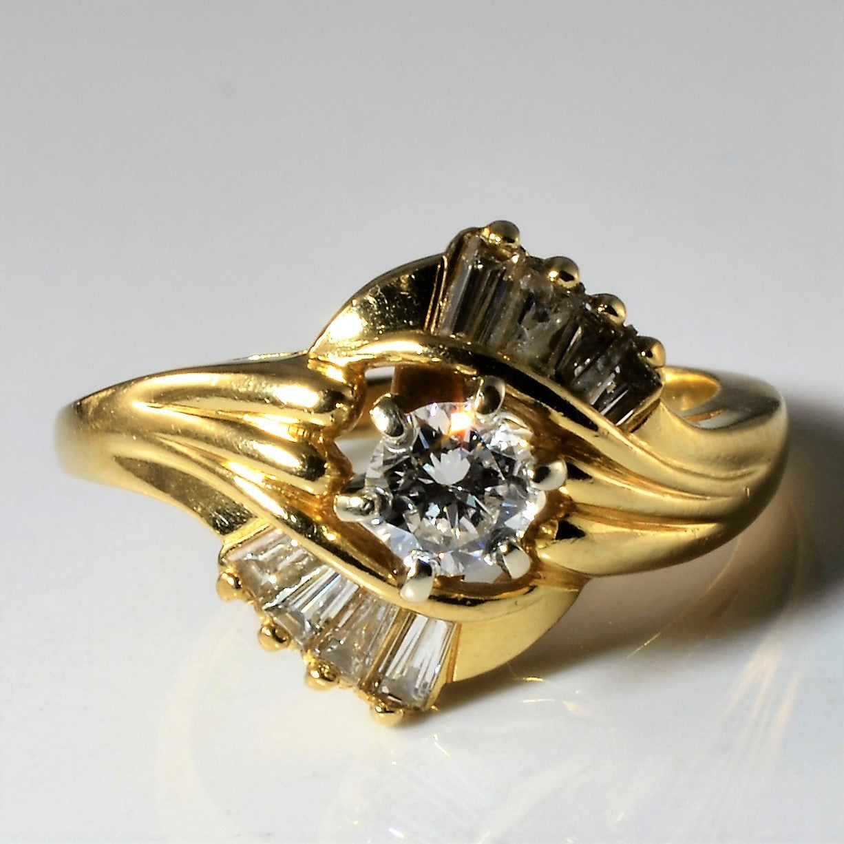 Bypass Diamond Ring | 0.62ctw | SZ 6 |