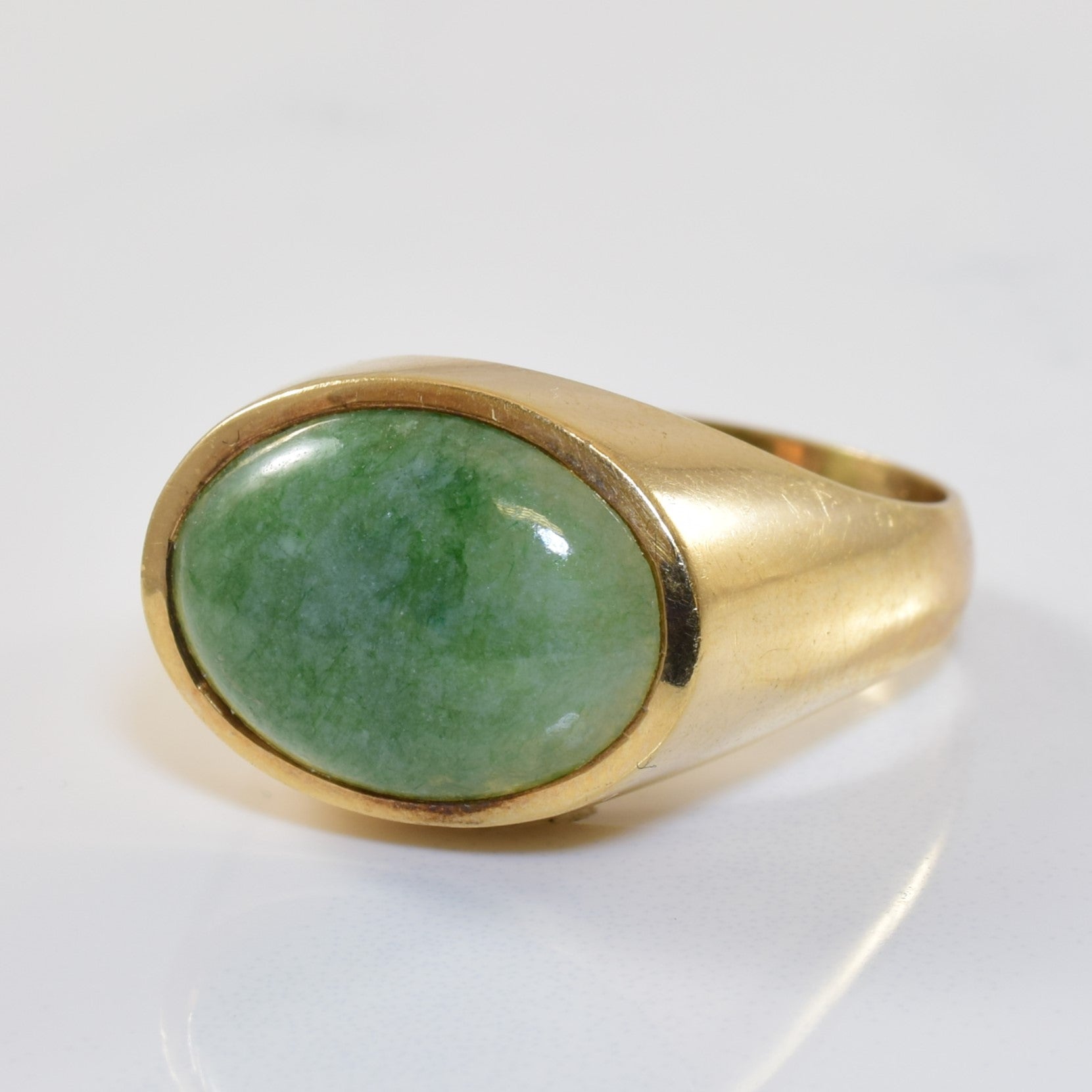 Jadeite Dome Ring | 6.50ct | SZ 11.5 |