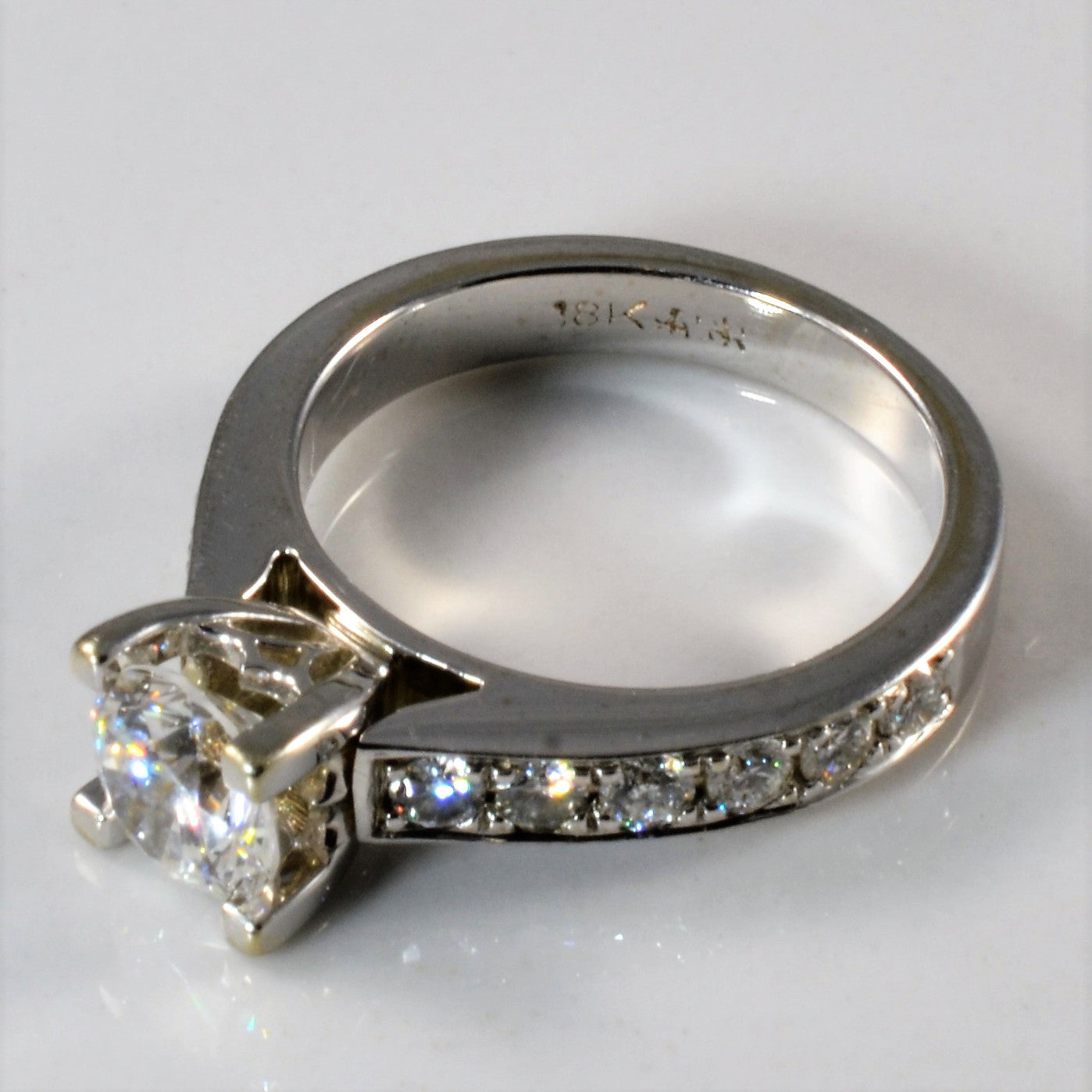 Bague de fiançailles en diamant canadien | 1,37 ct | Taille 4,5 |