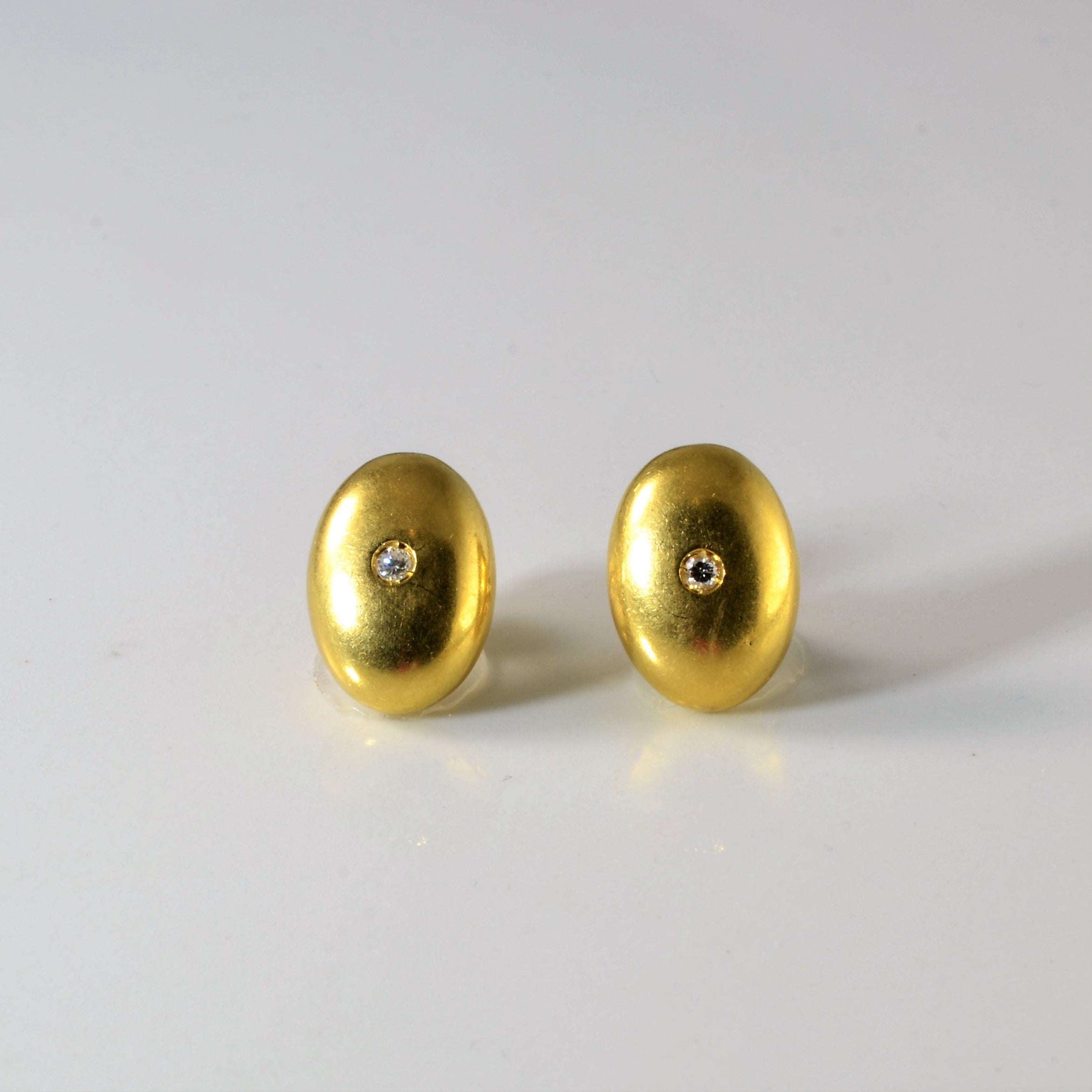 Flush Set Diamond Stud Earrings | 0.05ctw |