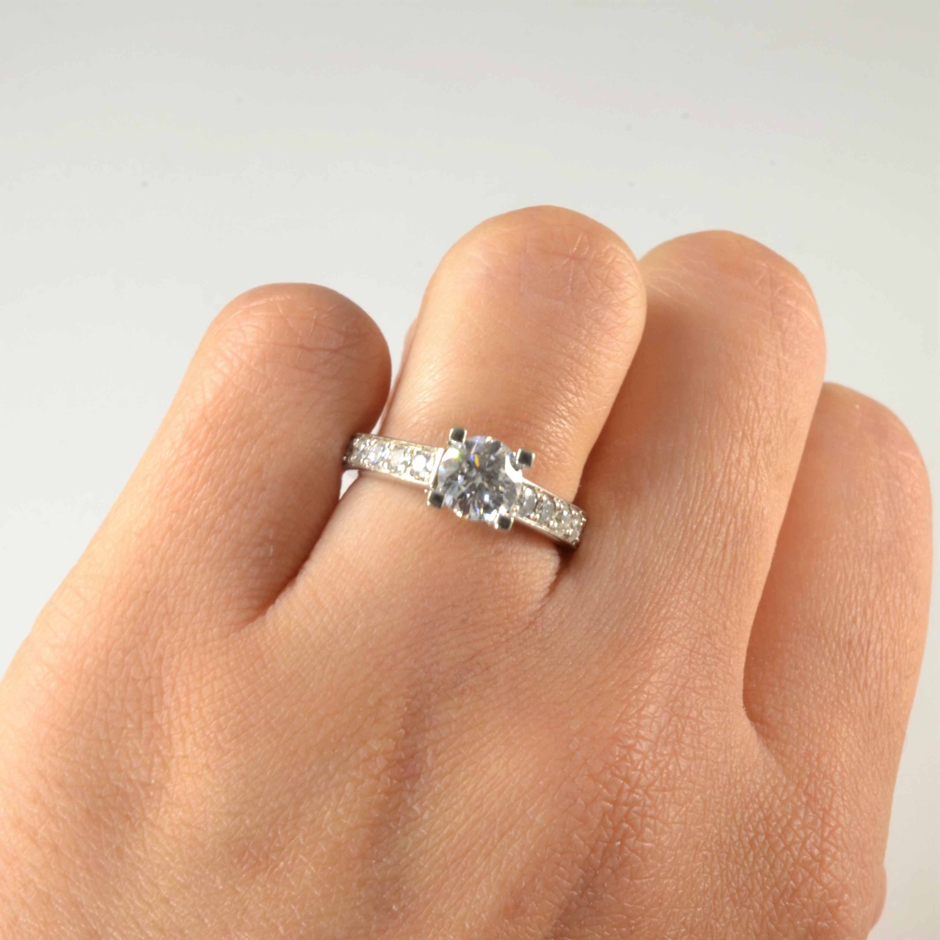 Bague de fiançailles en diamant canadien | 1,37 ct | Taille 4,5 |