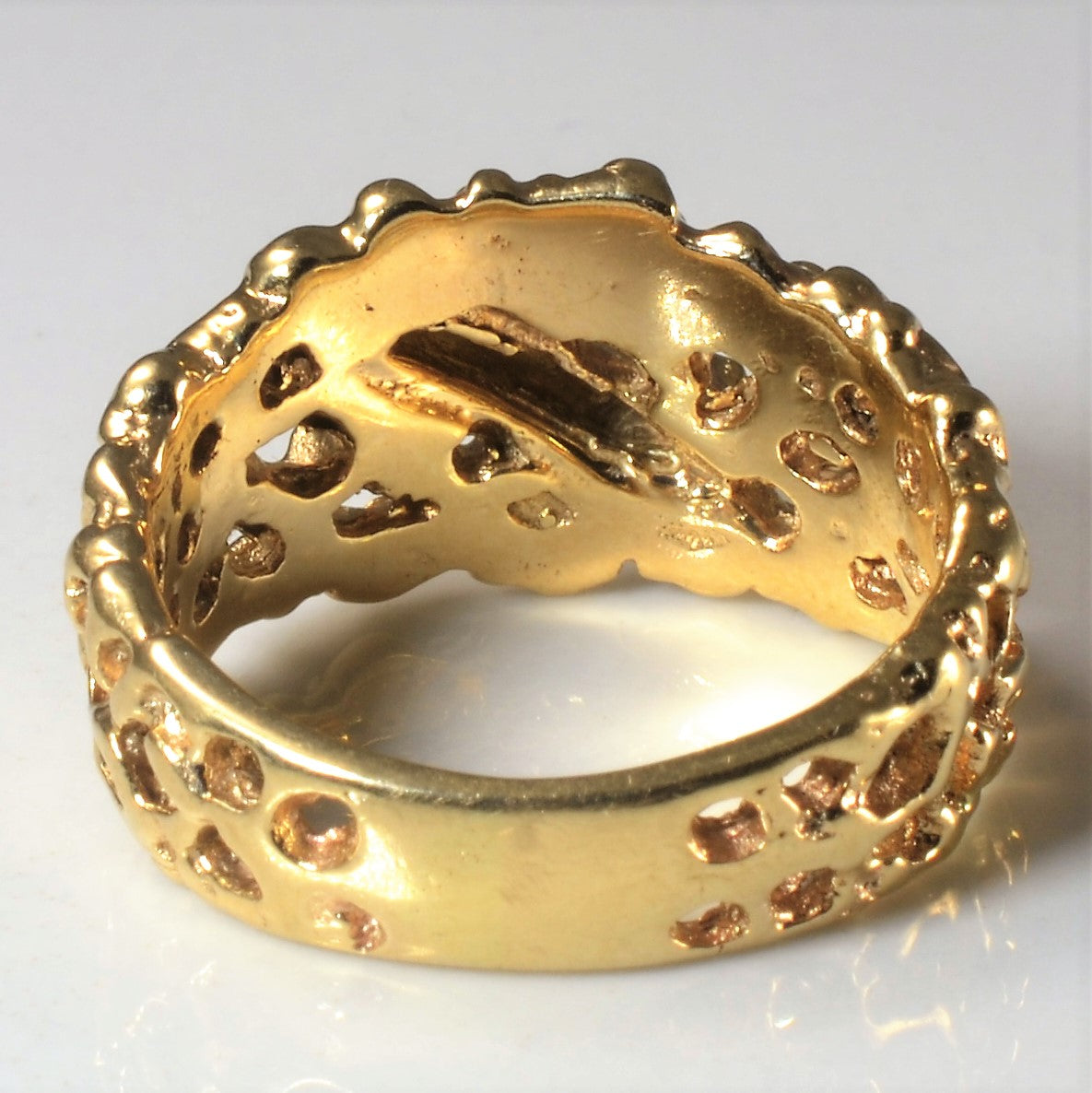 Textured Diamond Ring | 0.03ctw | SZ 7 |