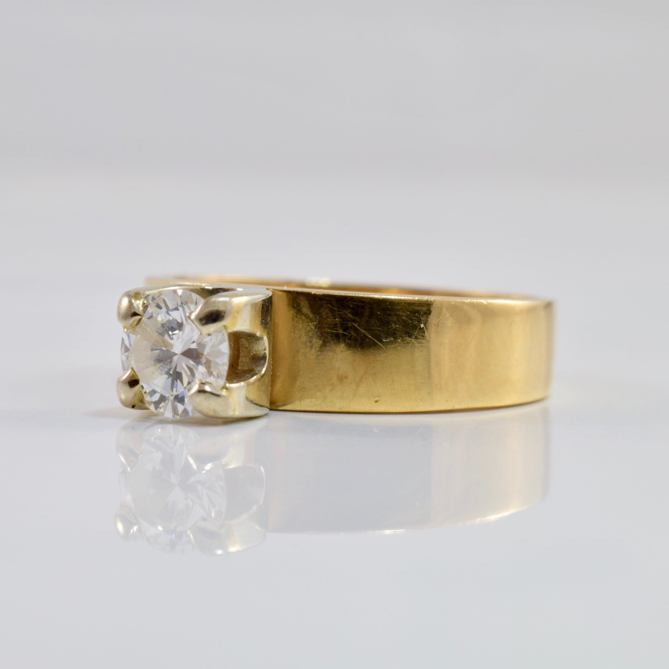 Diamond Solitaire Engagement Ring | 0.41 ct SZ 5.5 |