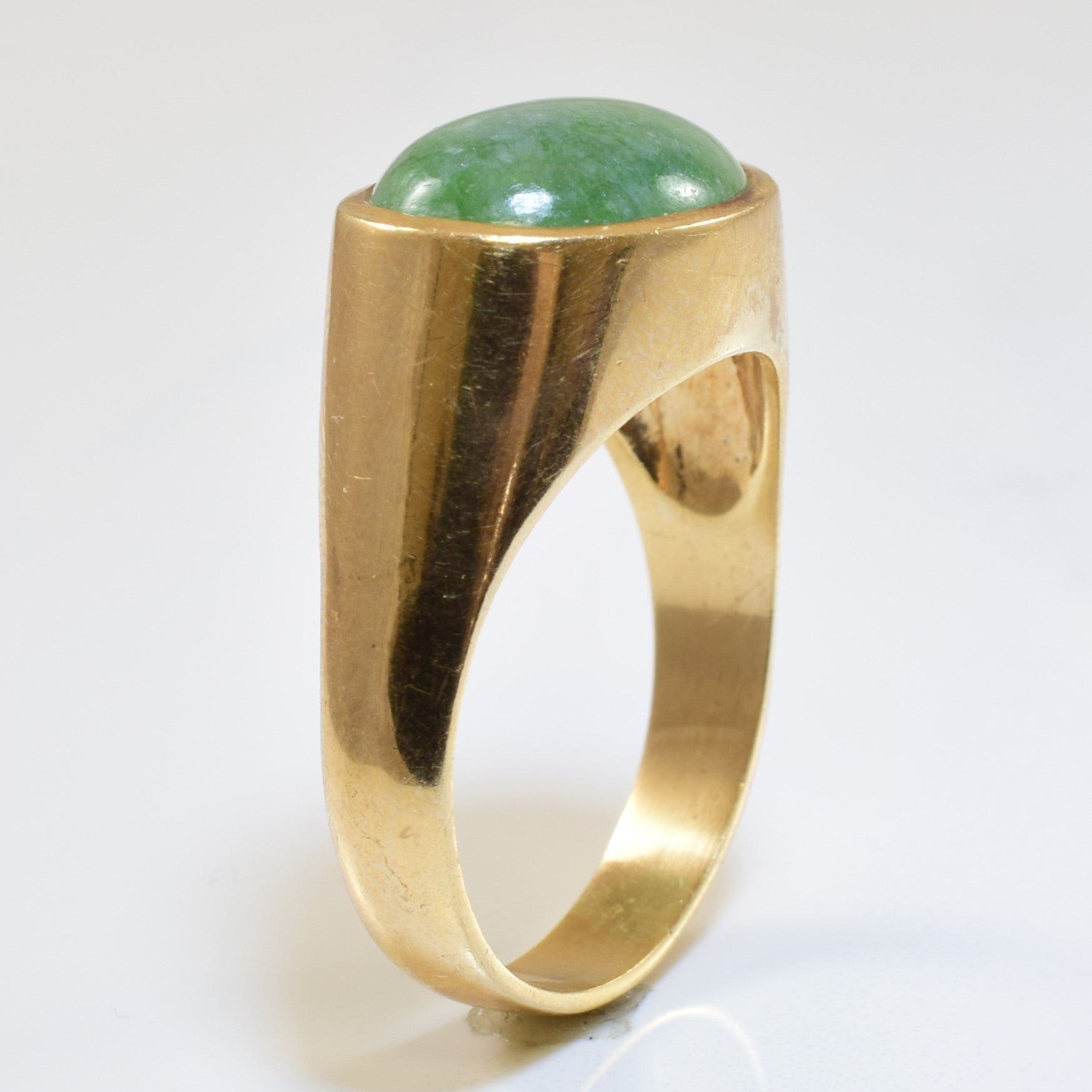 Jadeite Dome Ring | 6.50ct | SZ 11.5 |