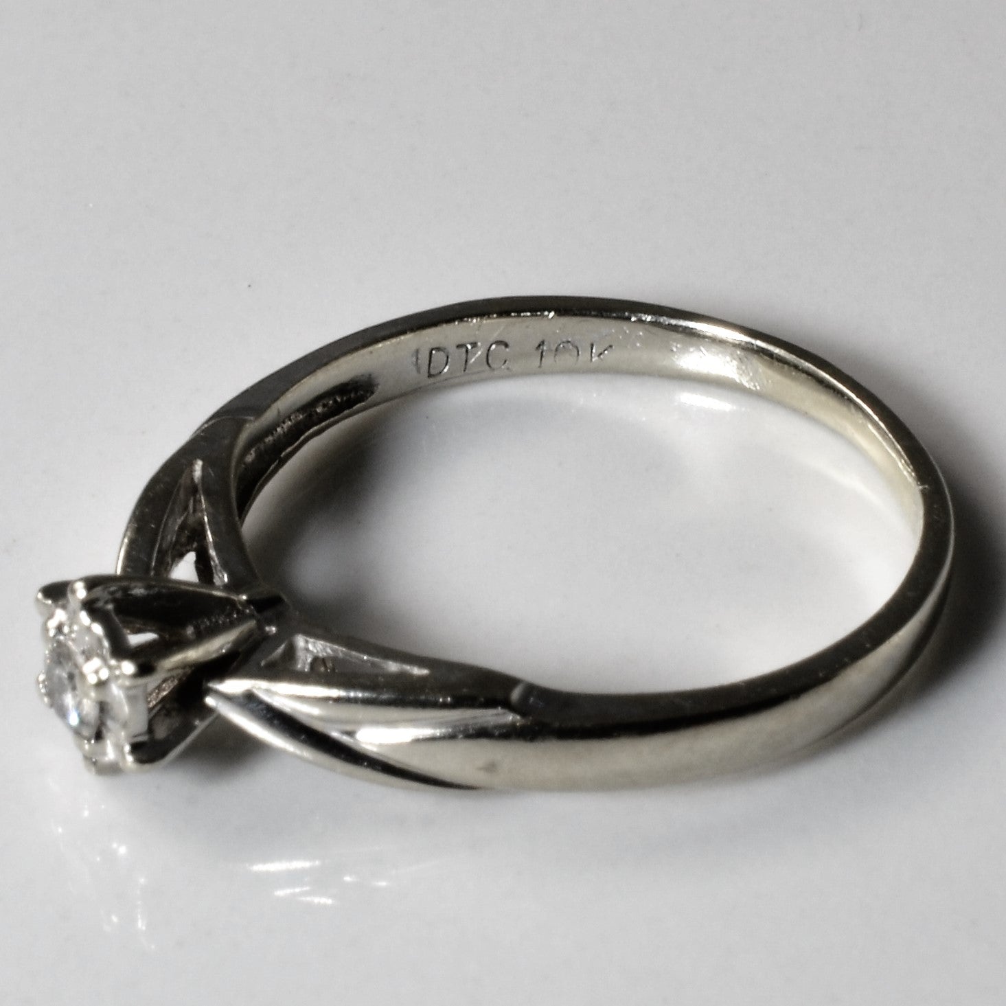 Six Prong Solitaire Diamond Ring | 0.05ct | SZ 6.25 |