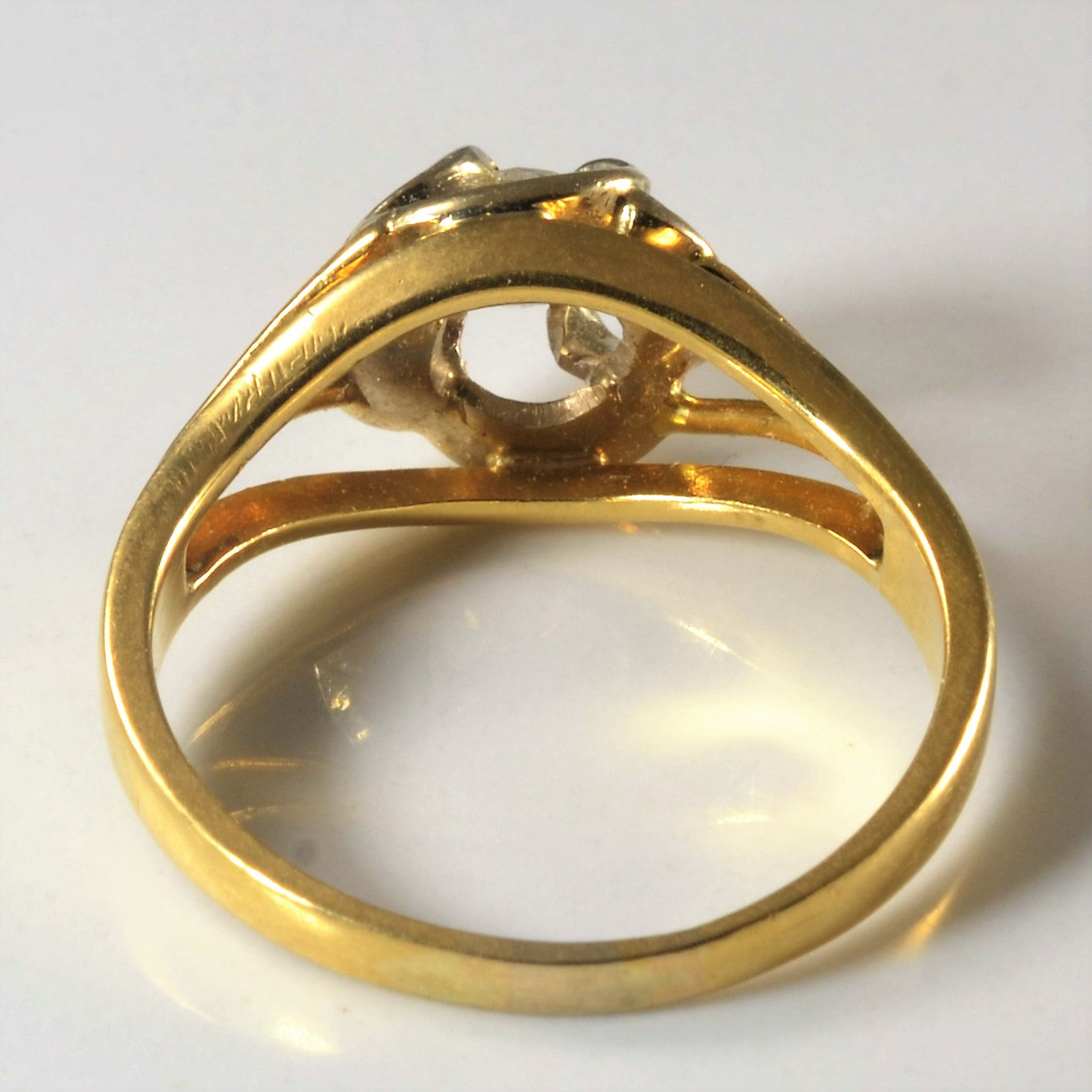 Illusion Set Split Shank Diamond Ring | 0.37ct | SZ 8.75 |