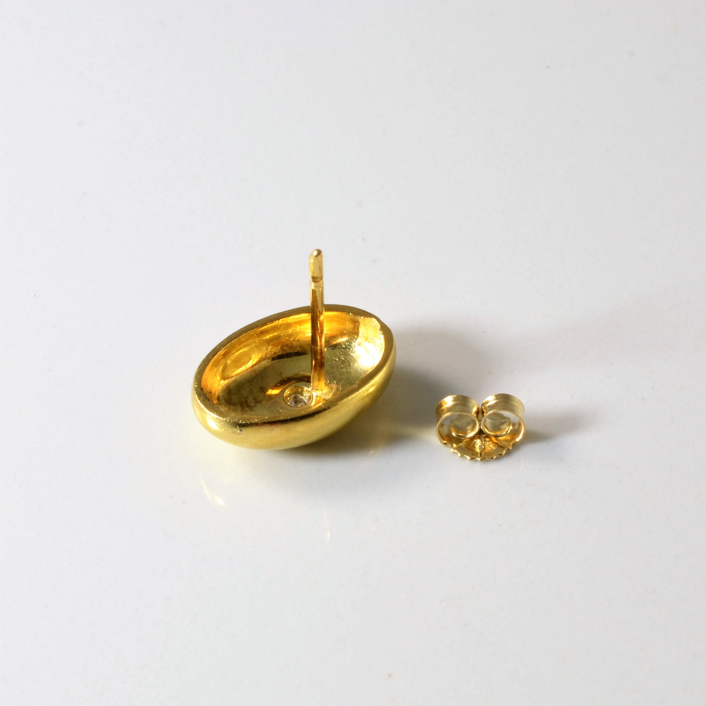 Flush Set Diamond Stud Earrings | 0.05ctw |