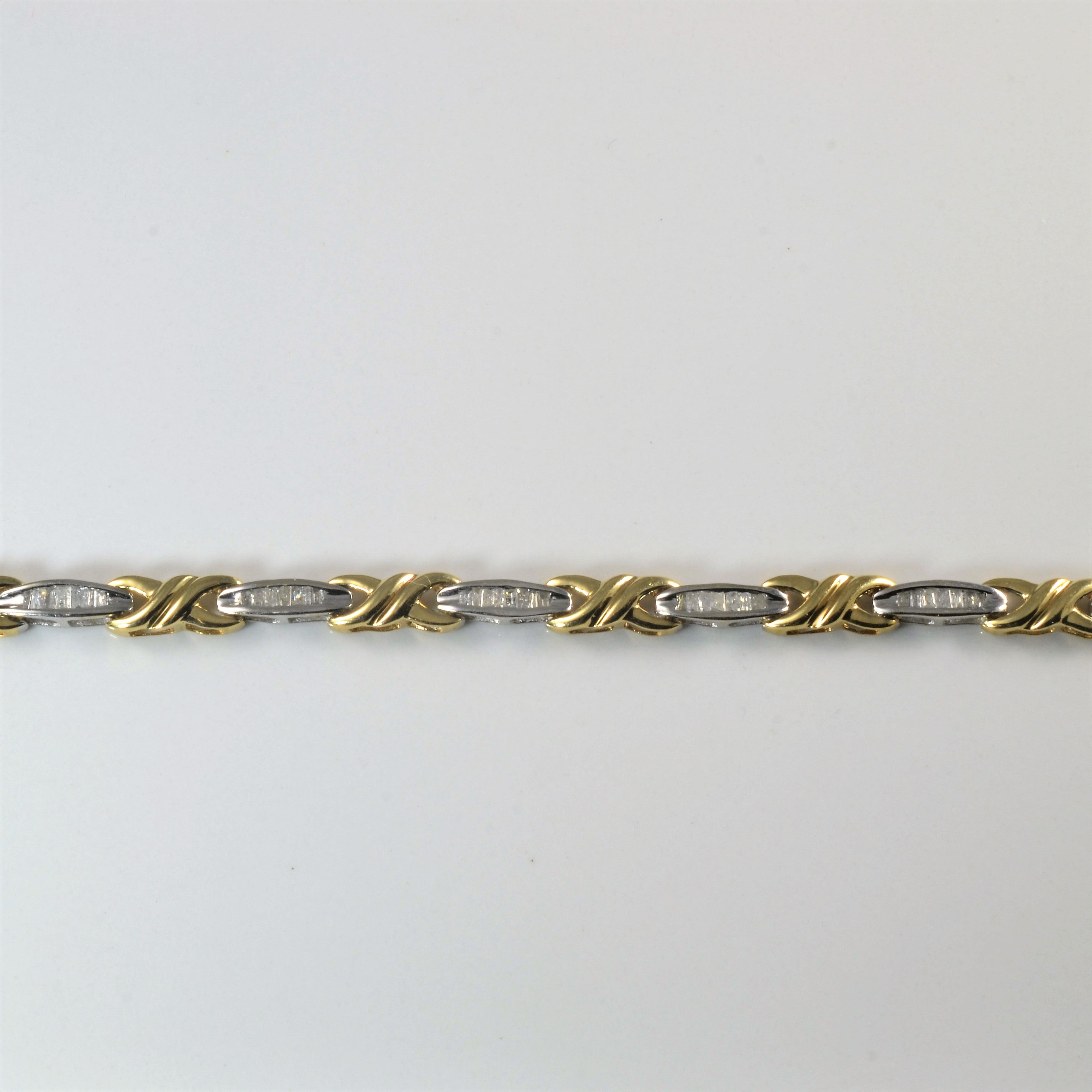 X Link Diamond Chain Bracelet | 0.75ctw | 7" |