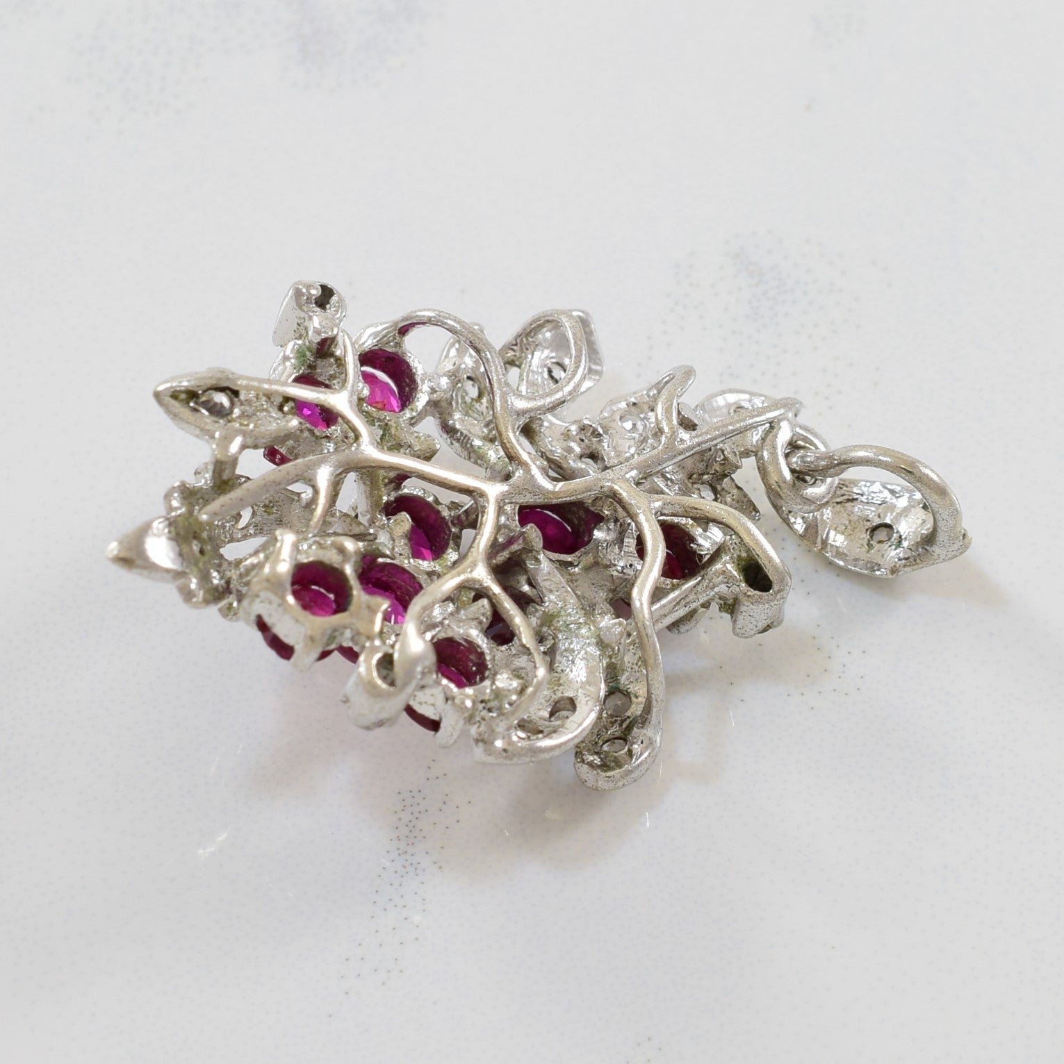 Ruby & White Sapphire Pendant | 1.60ctw |