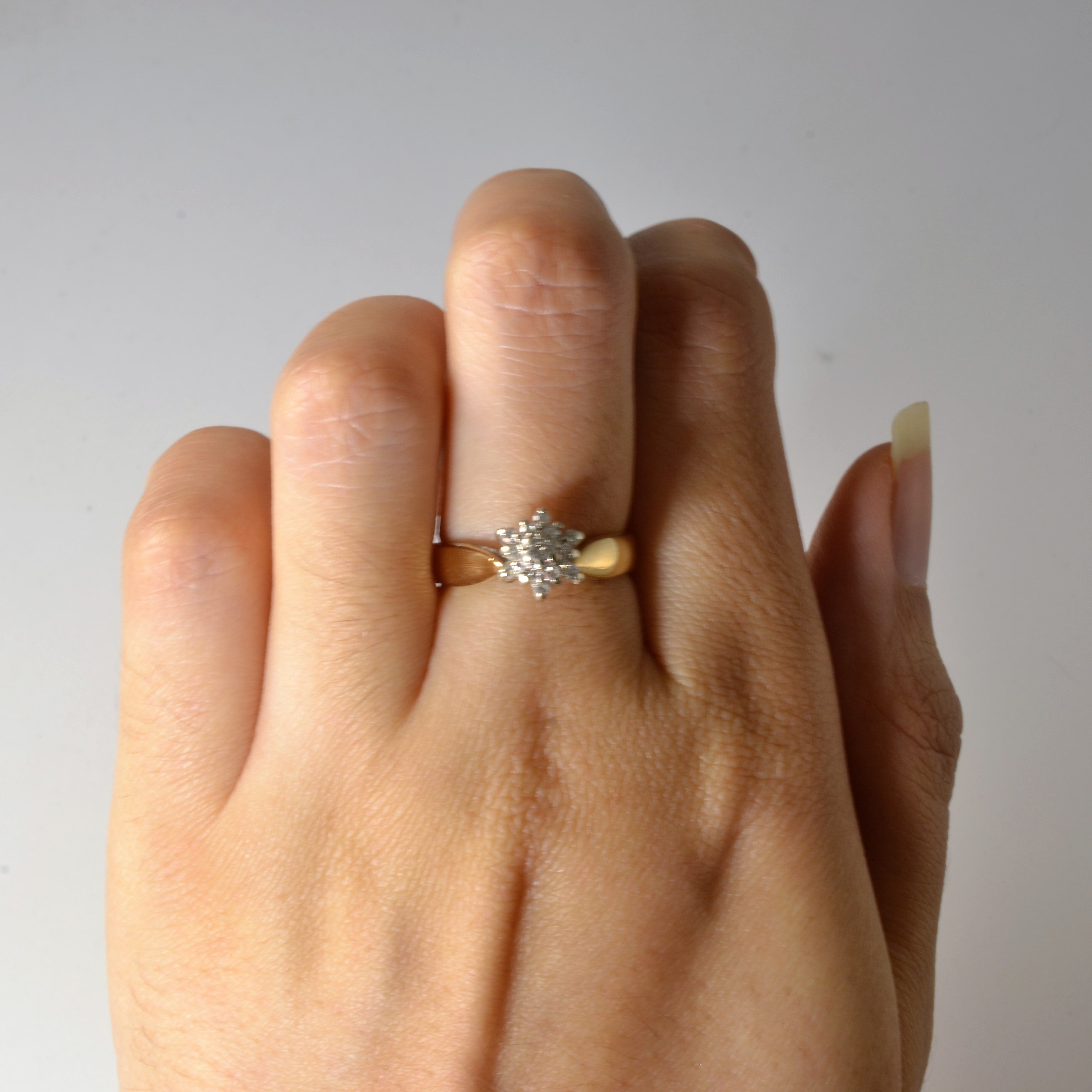 Classic Diamond Cluster Ring | 0.17ctw | SZ 6.25 |