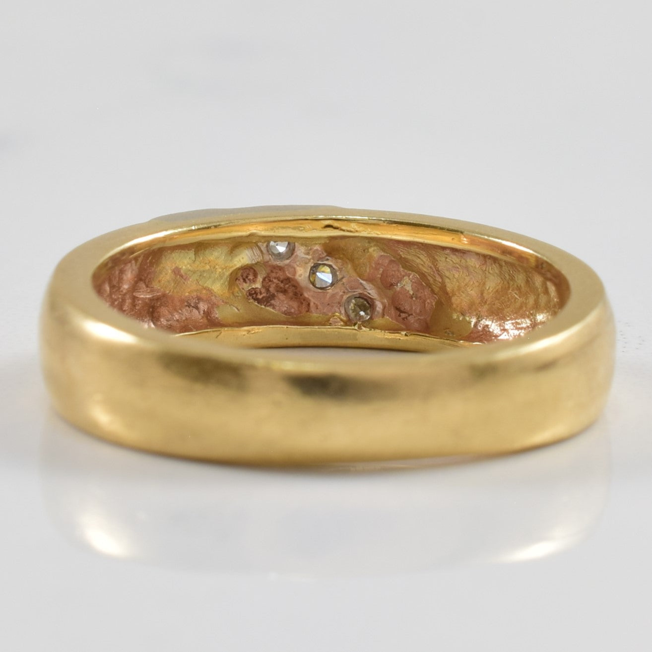 Two Tone Channel Set Diamond Band | 0.07ctw | SZ 5 |