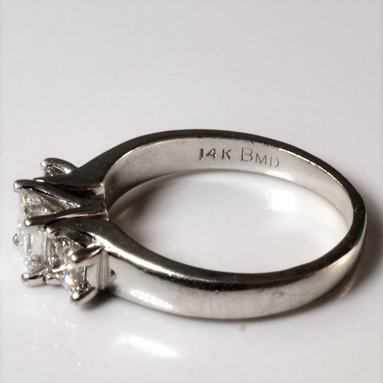 Three Stone Princess Diamond Ring | 1.08ctw | SZ 5.75 |