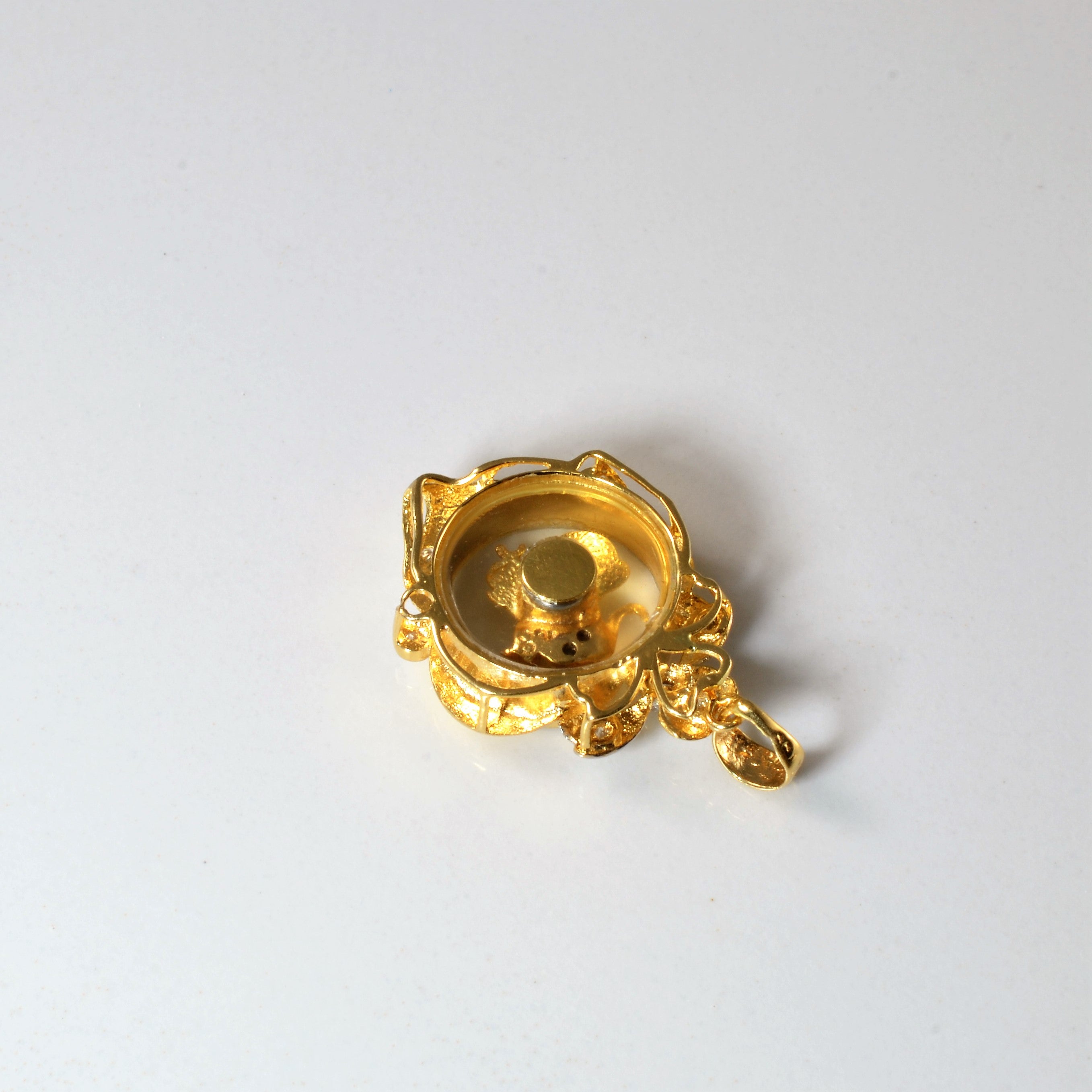 Floating Diamond Monkey Pendant | 0.07ctw |