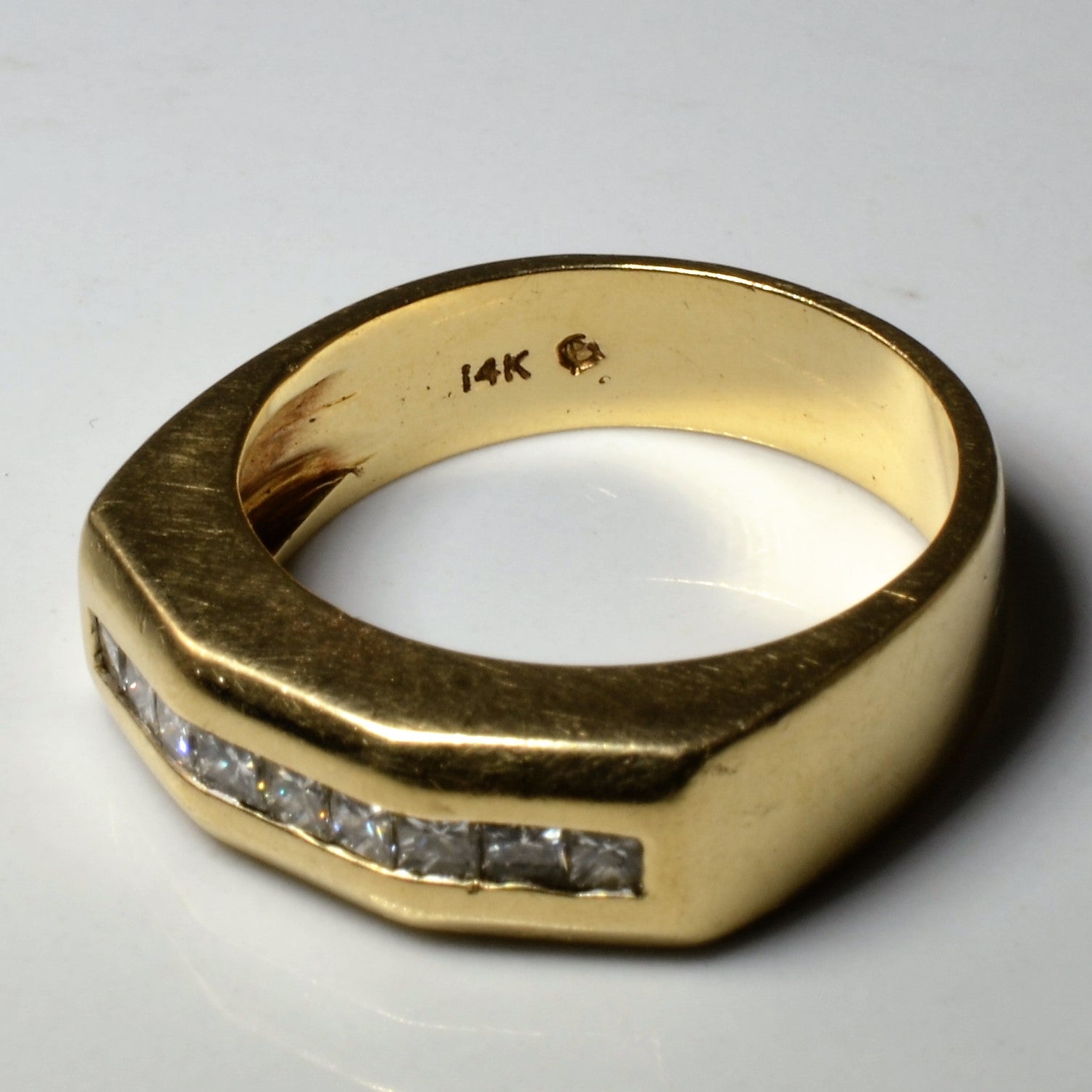 Tapered Edge Channel Set Diamond Band | 0.63ctw | SZ 10.25 |