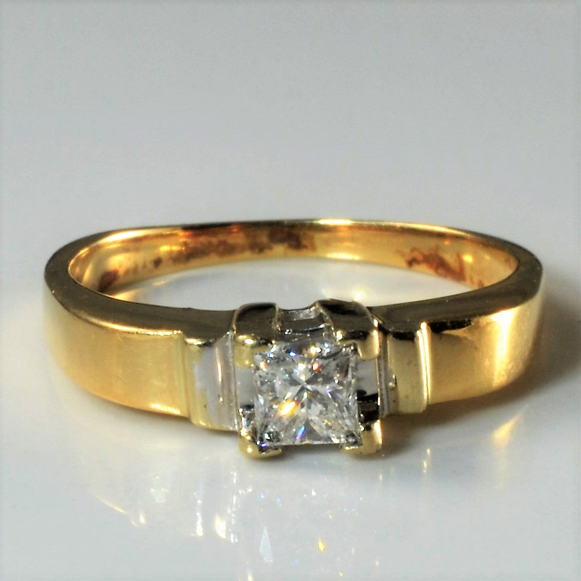 Princess Diamond Solitaire Ring | 0.40ct | SZ 6.75 |