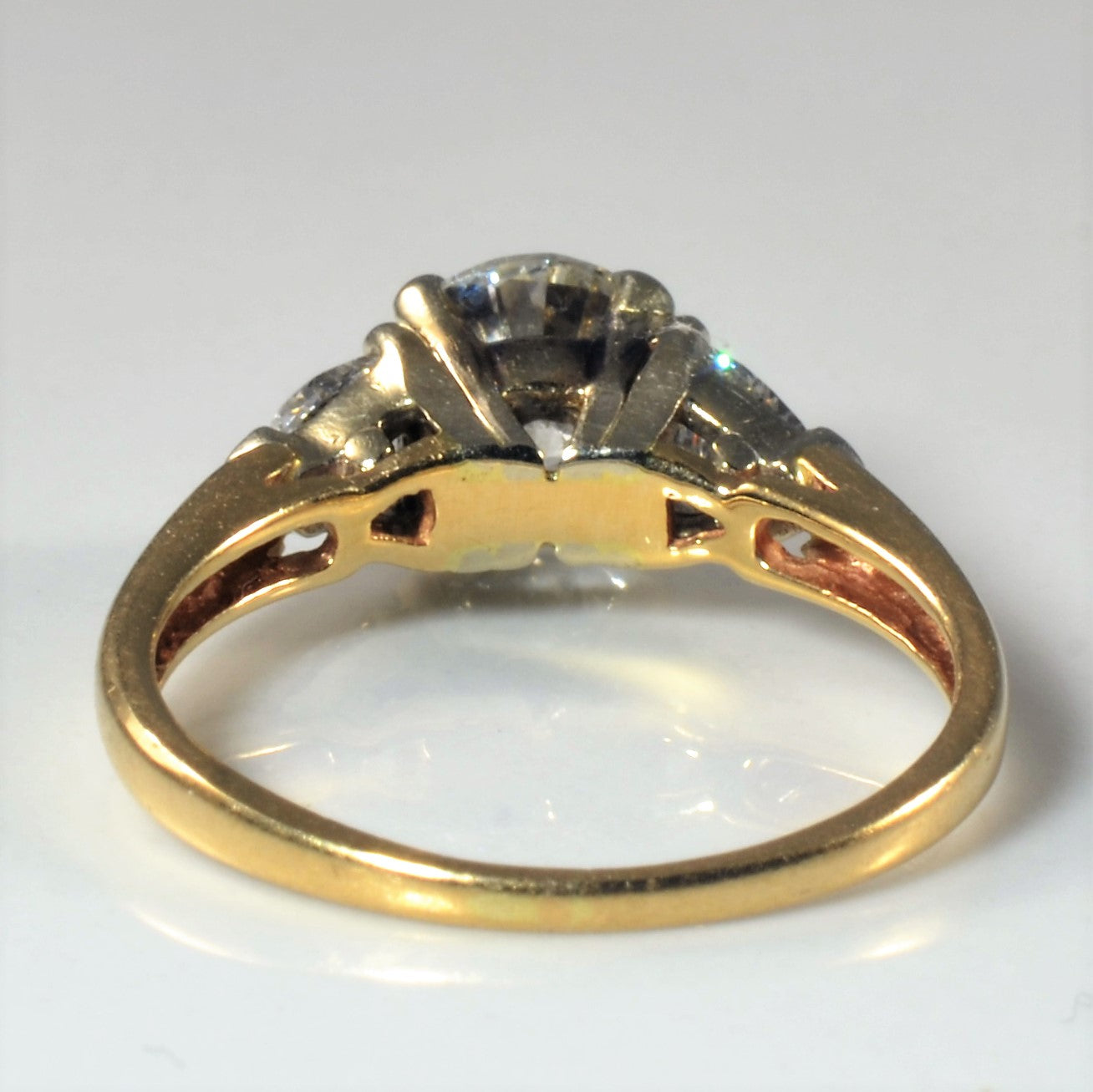 Bague de fiançailles trois diamants | 1,64 ct | Taille 5,25 |