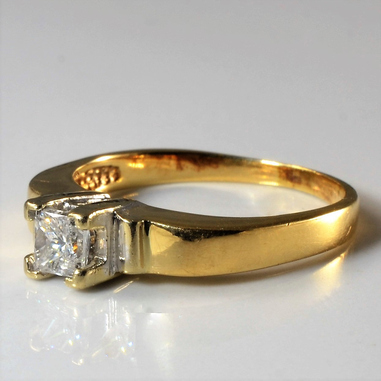 Princess Diamond Solitaire Ring | 0.40ct | SZ 6.75 |